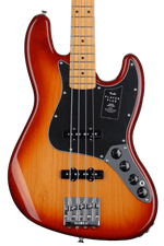 Photo of Fender Player Plus Active Jazz Bass - Sienna Sunburst with Maple Fingerboard