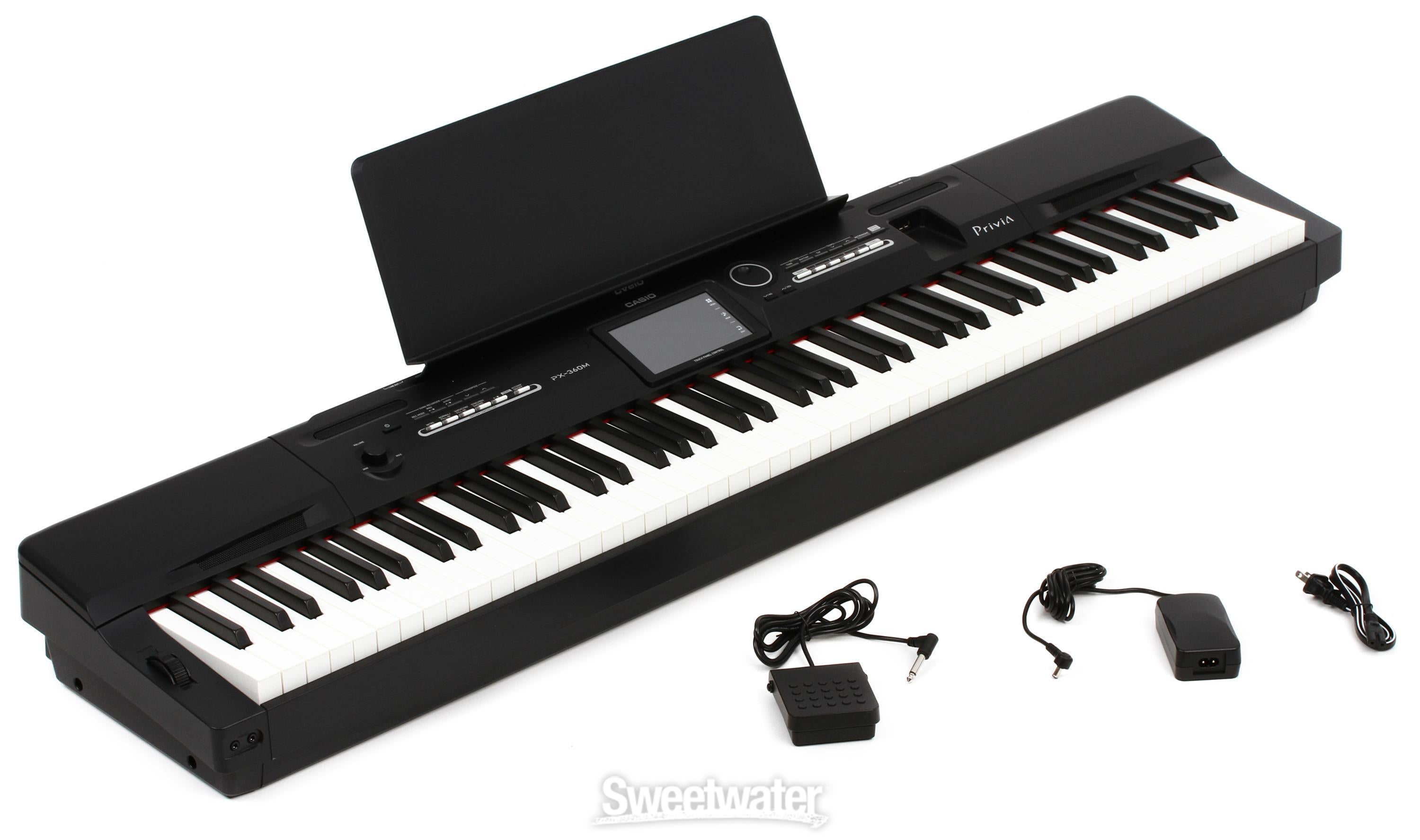 Casio Privia PX 360 88 key Digital Piano with Speakers Sweetwater