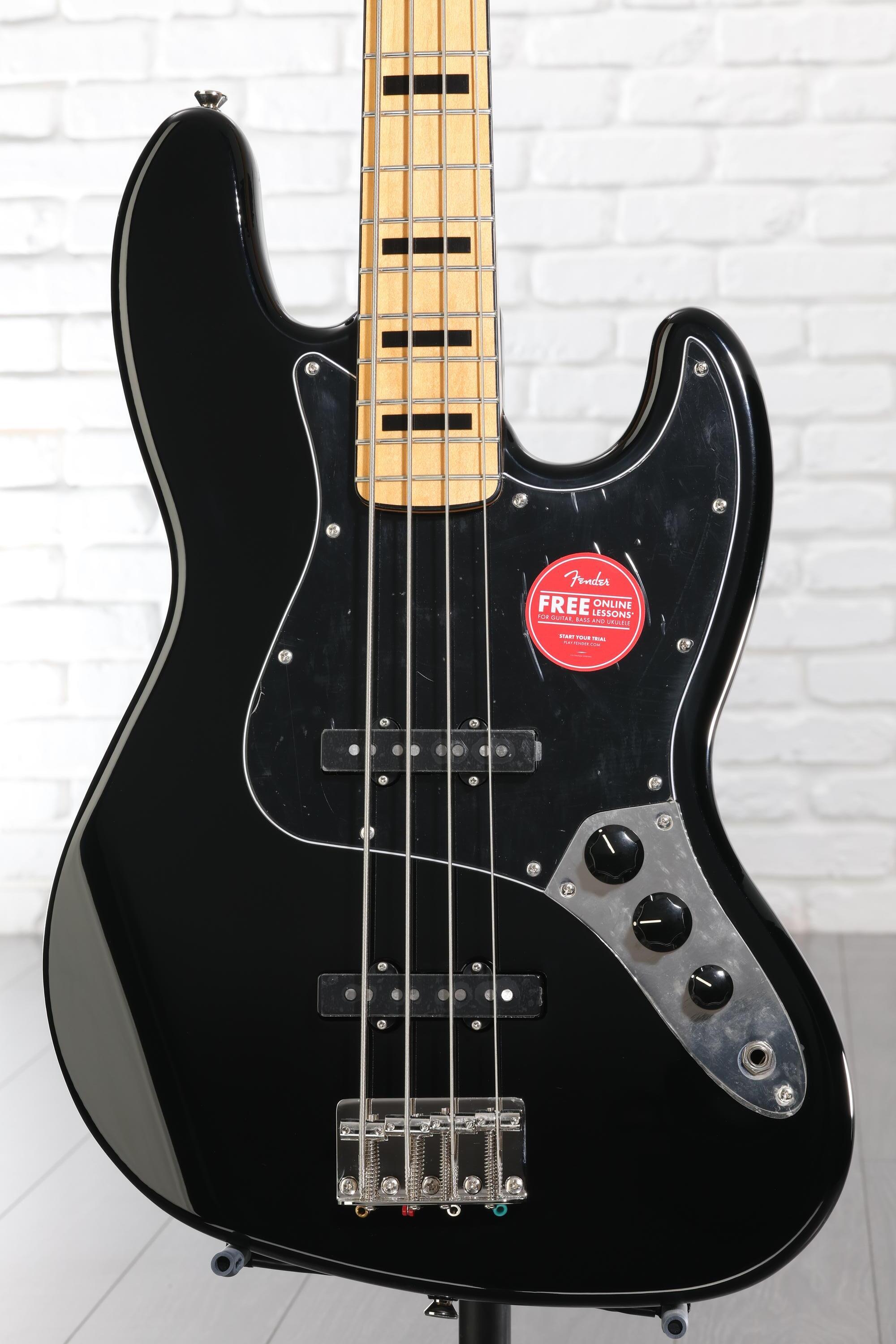 Squier Classic Vibe '70s Jazz Bass - Black | Sweetwater