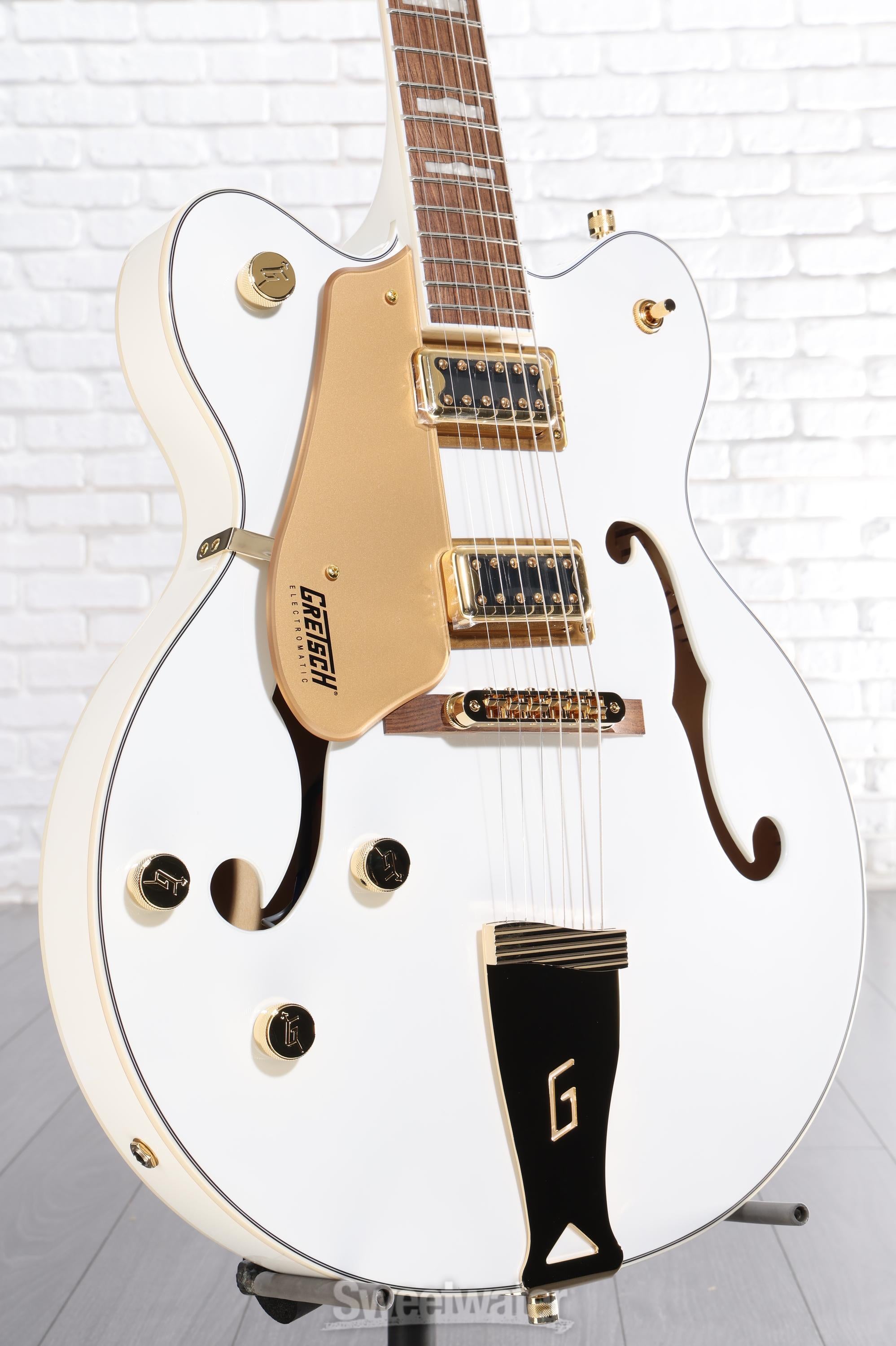 Photo of Gretsch G5422GLH Electromatic Classic Hollowbody Double-Cut Left-handed - Snowcrest White