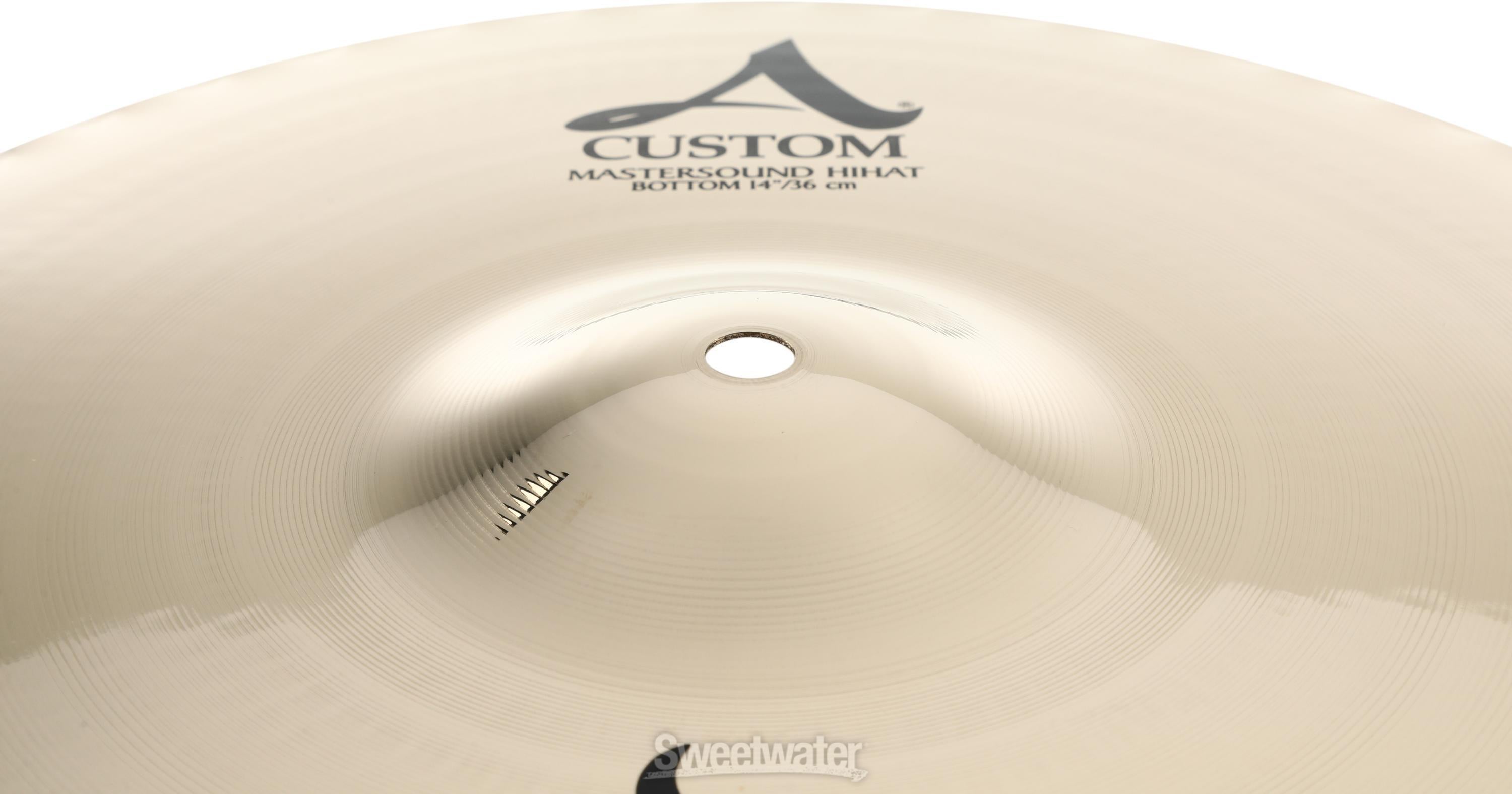 Zildjian 14 inch A Custom Mastersound Hi-hat Bottom Cymbal Sweetwater