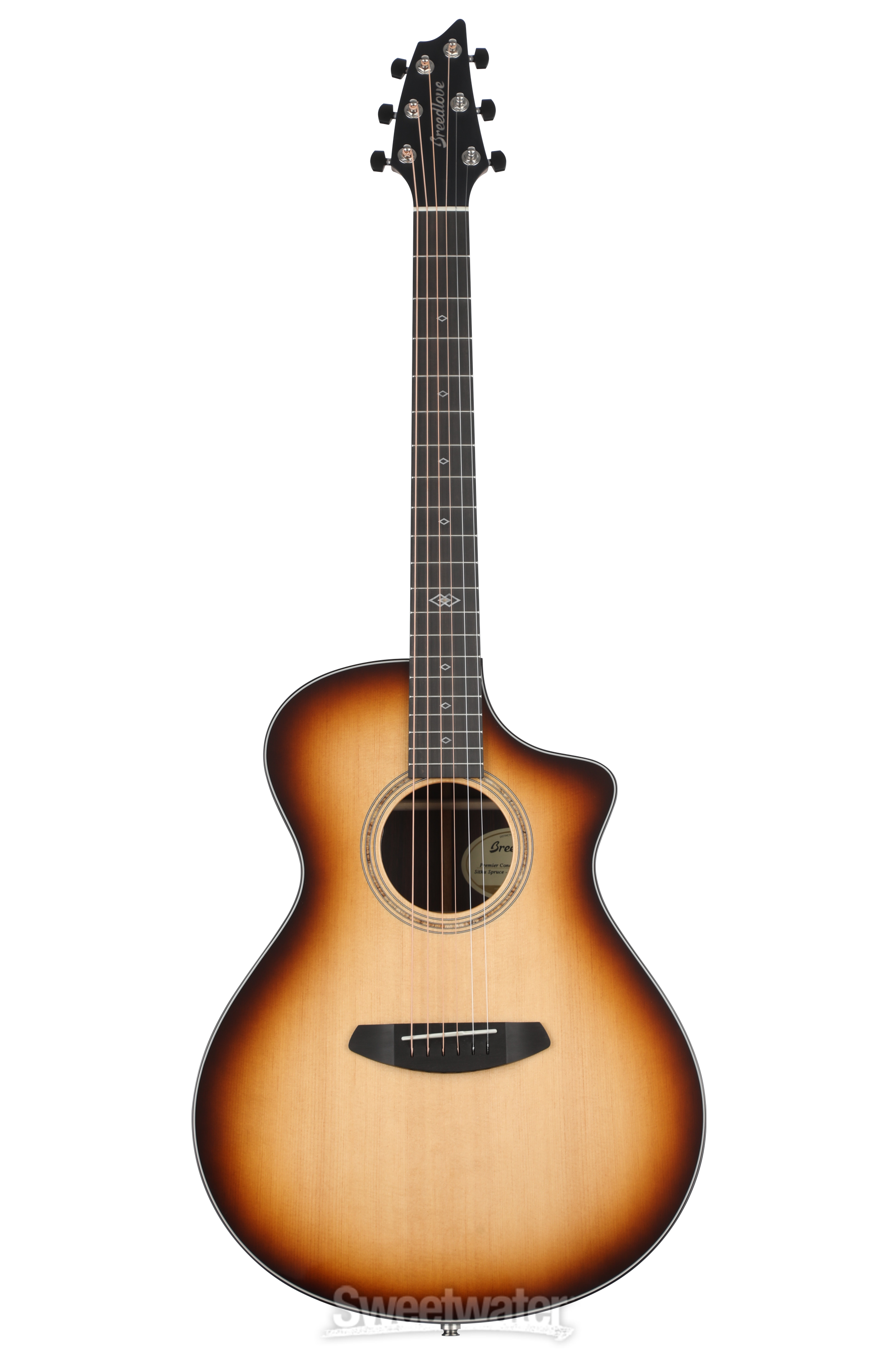 Breedlove Premier Concert CE Acoustic-electric Guitar - Burnt