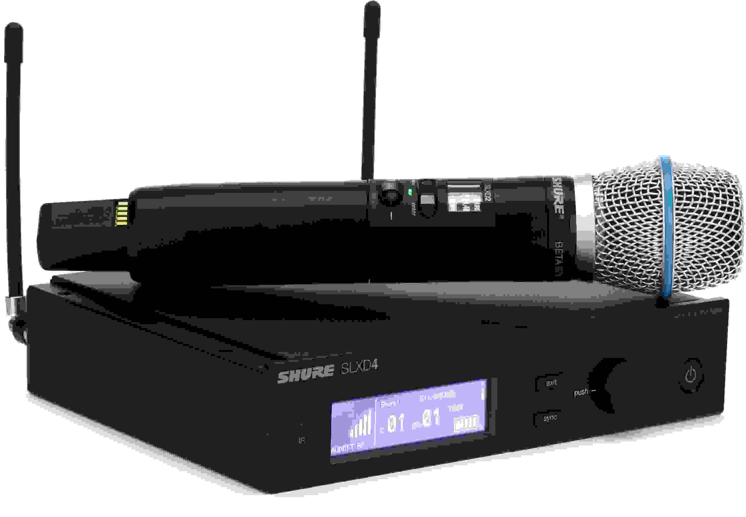 Shure SLXD24/B87A Digital Wireless Handheld Microphone System H55