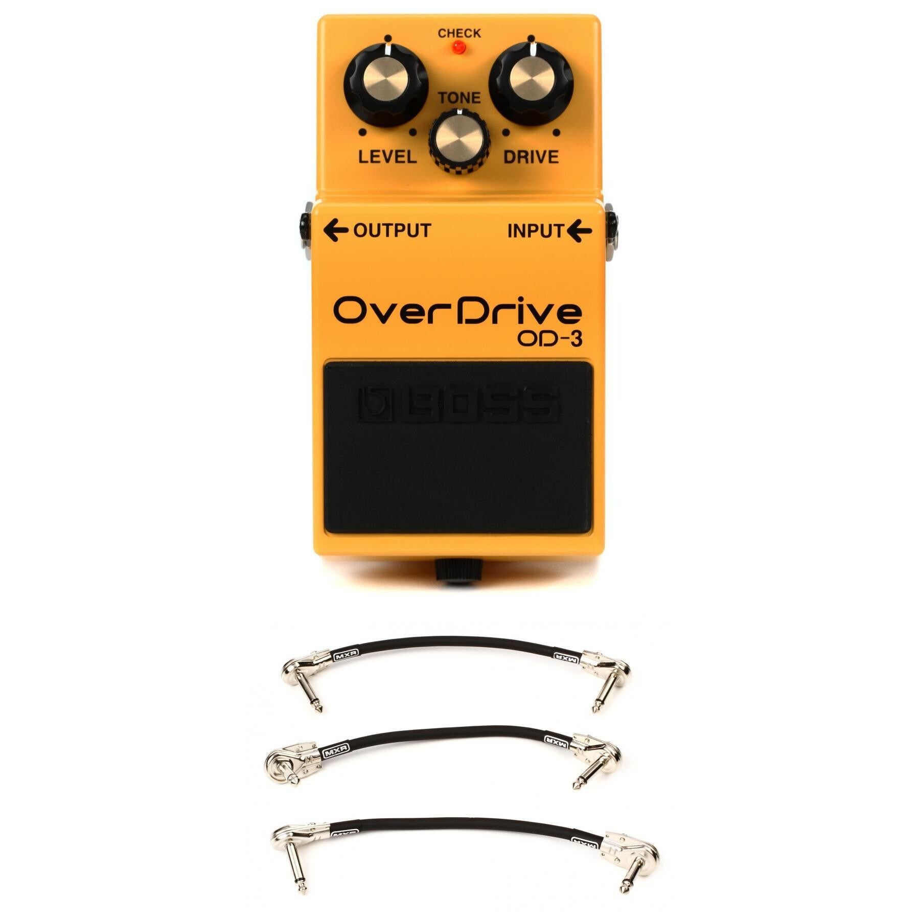Boss OD-3 Overdrive Pedal with Patch Cables | Sweetwater