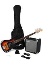 Photo of Squier Affinity Series Precision Bass PJ Pack - 3-Color Sunburst with Laurel Fingerboard