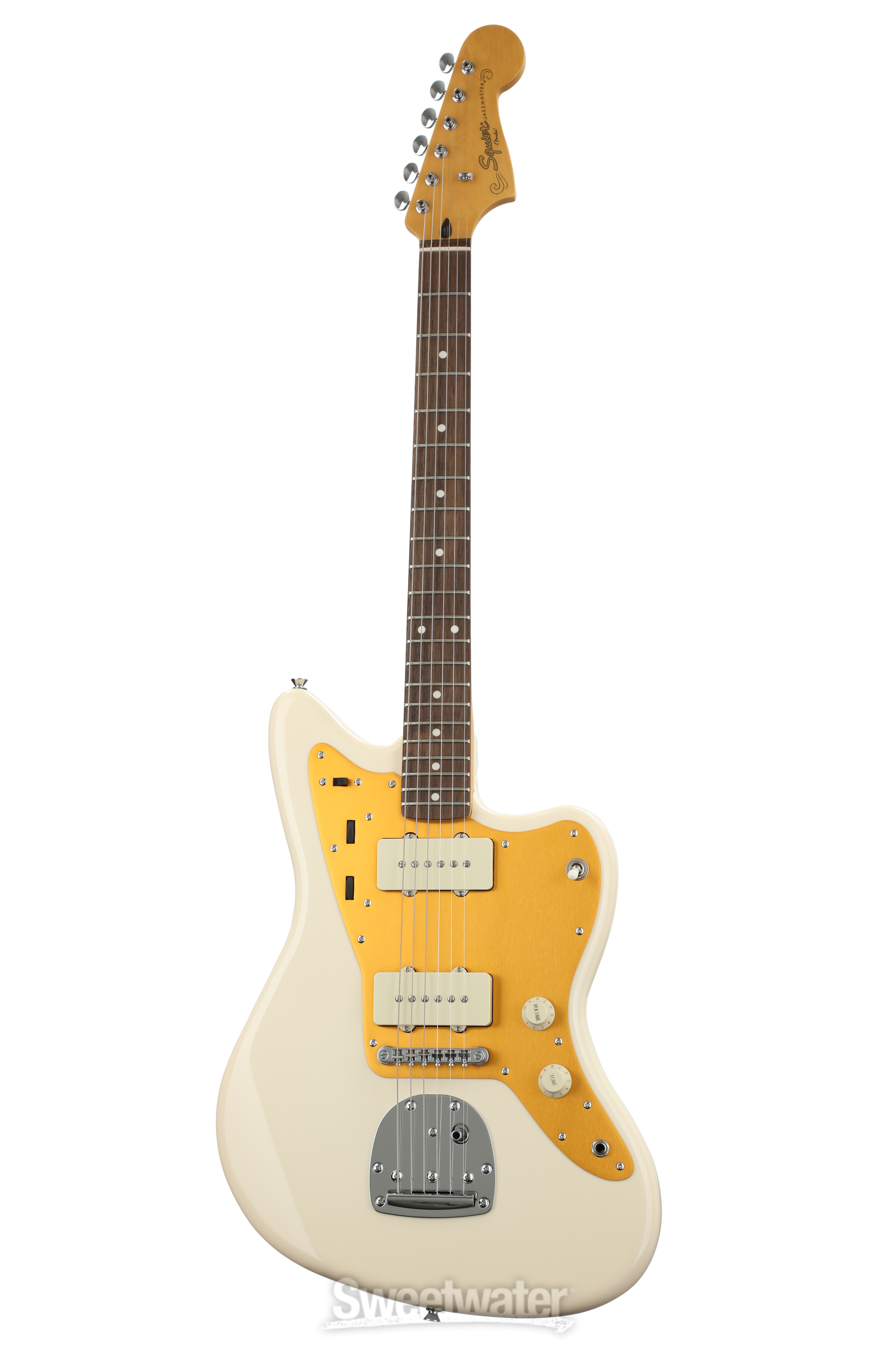 Squier J Mascis Signature Jazzmaster - Vintage White with Indian Laurel  Fingerboard