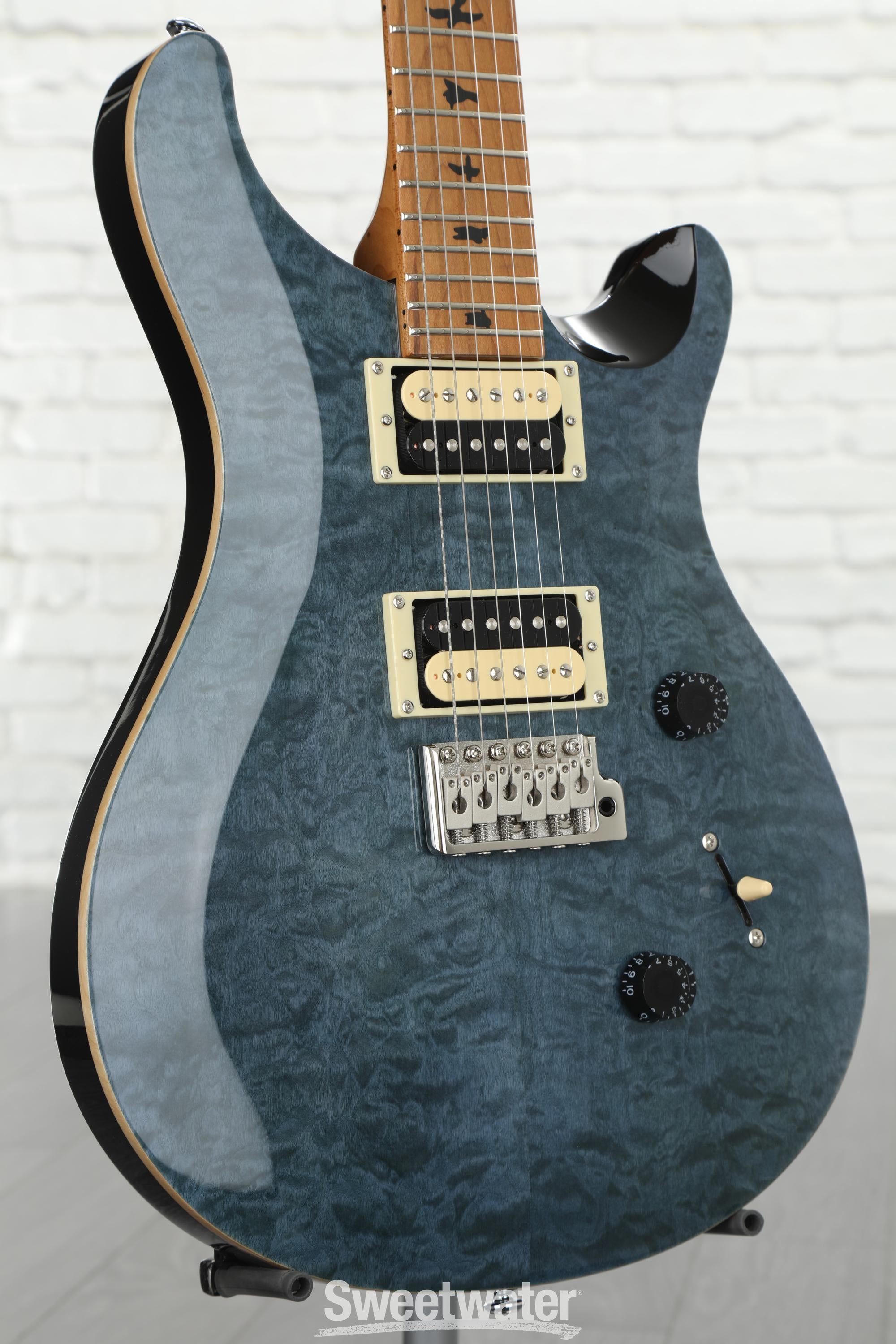PRS SE Custom 24 Limited Edition - Whale Blue with Roasted Maple