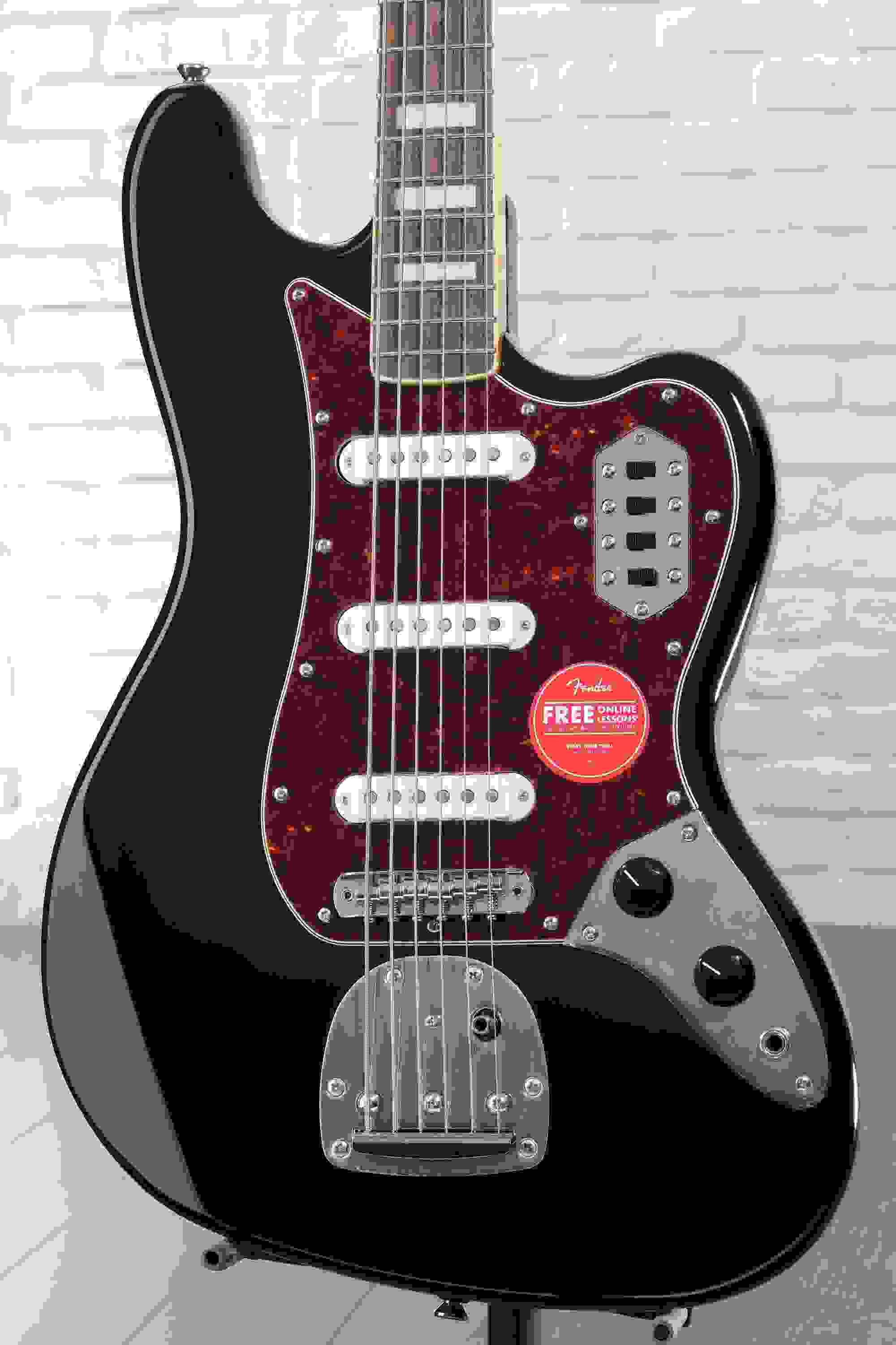 Squier Classic Vibe Bass VI Guitar - Black
