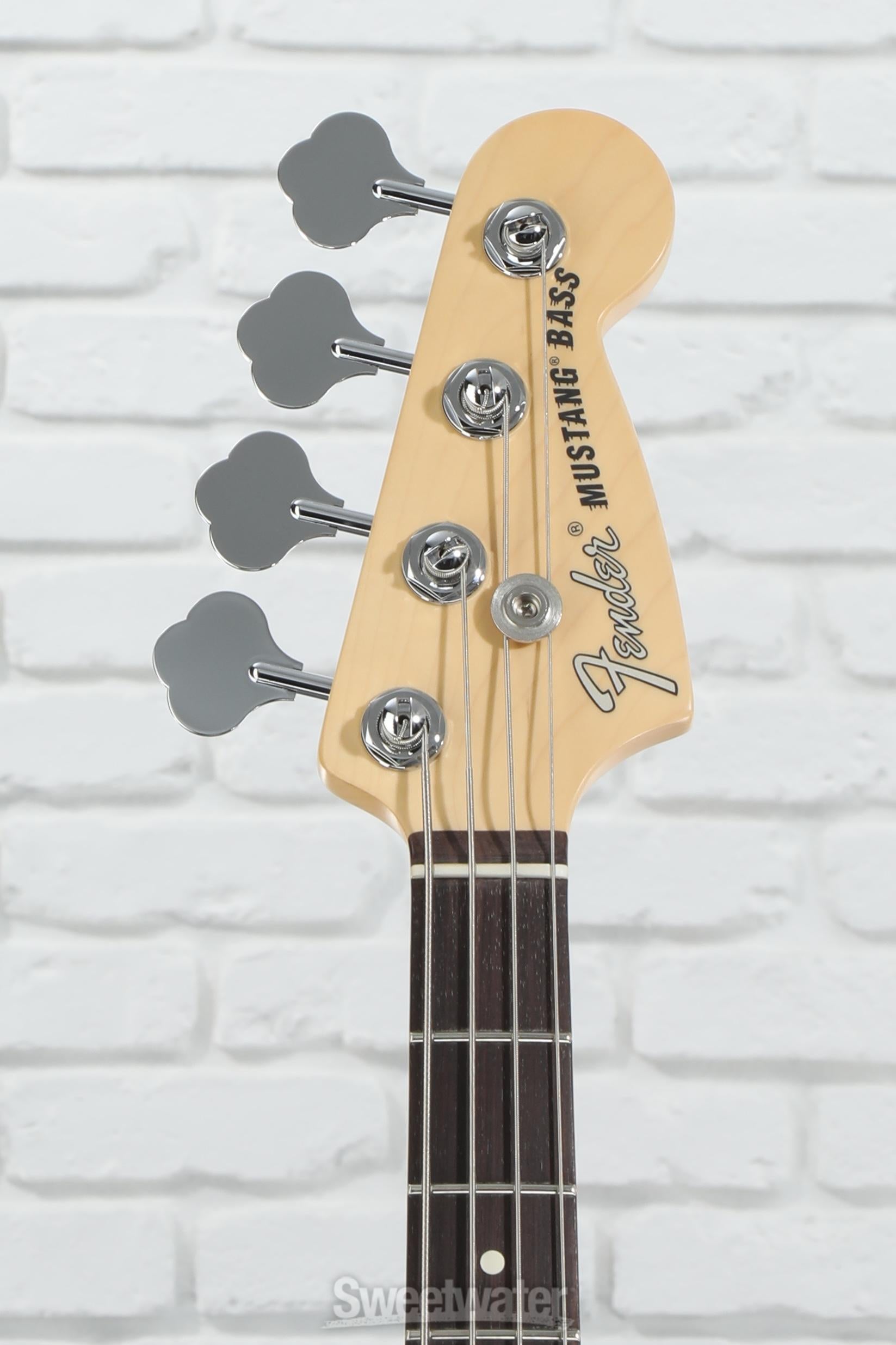 ベース Fender American Performer Mustang Bass Fender American Performer Mustang Bass - Satin Surf Green