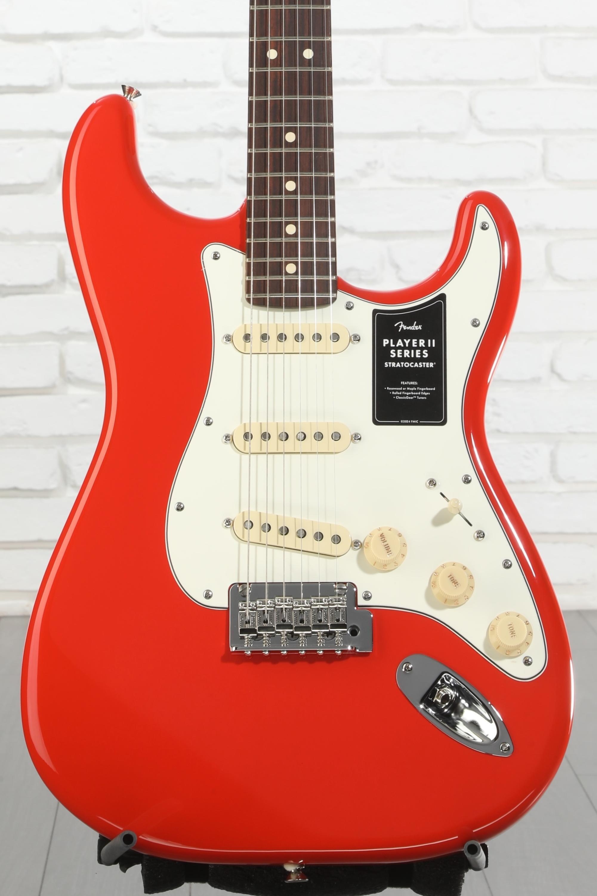 fender stratocaster player2 コーラルレッド Fender Player II Stratocaster Rosewood Fingerboard Electric Guitar