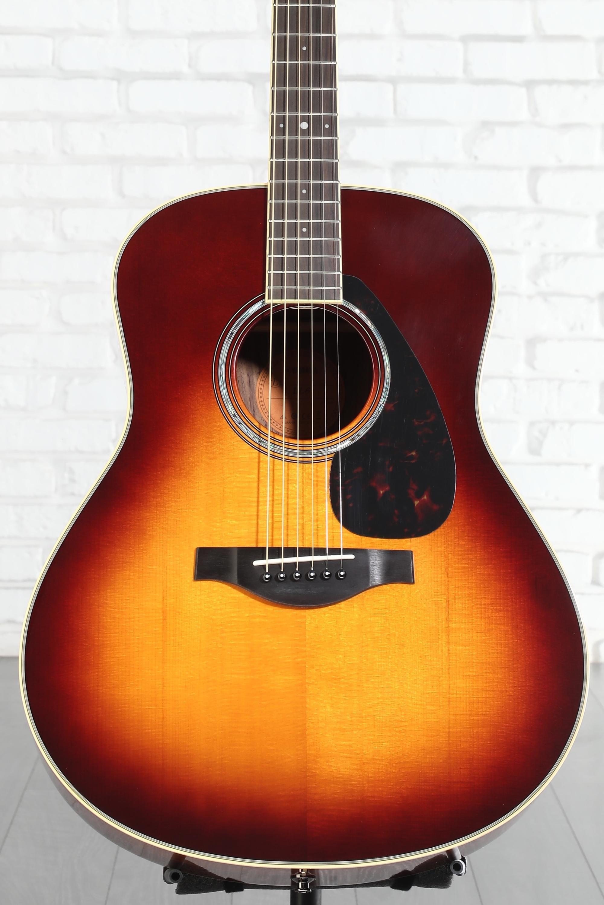 Yamaha LL6 ARE Original Jumbo Acoustic Guitar - Brown Sunburst