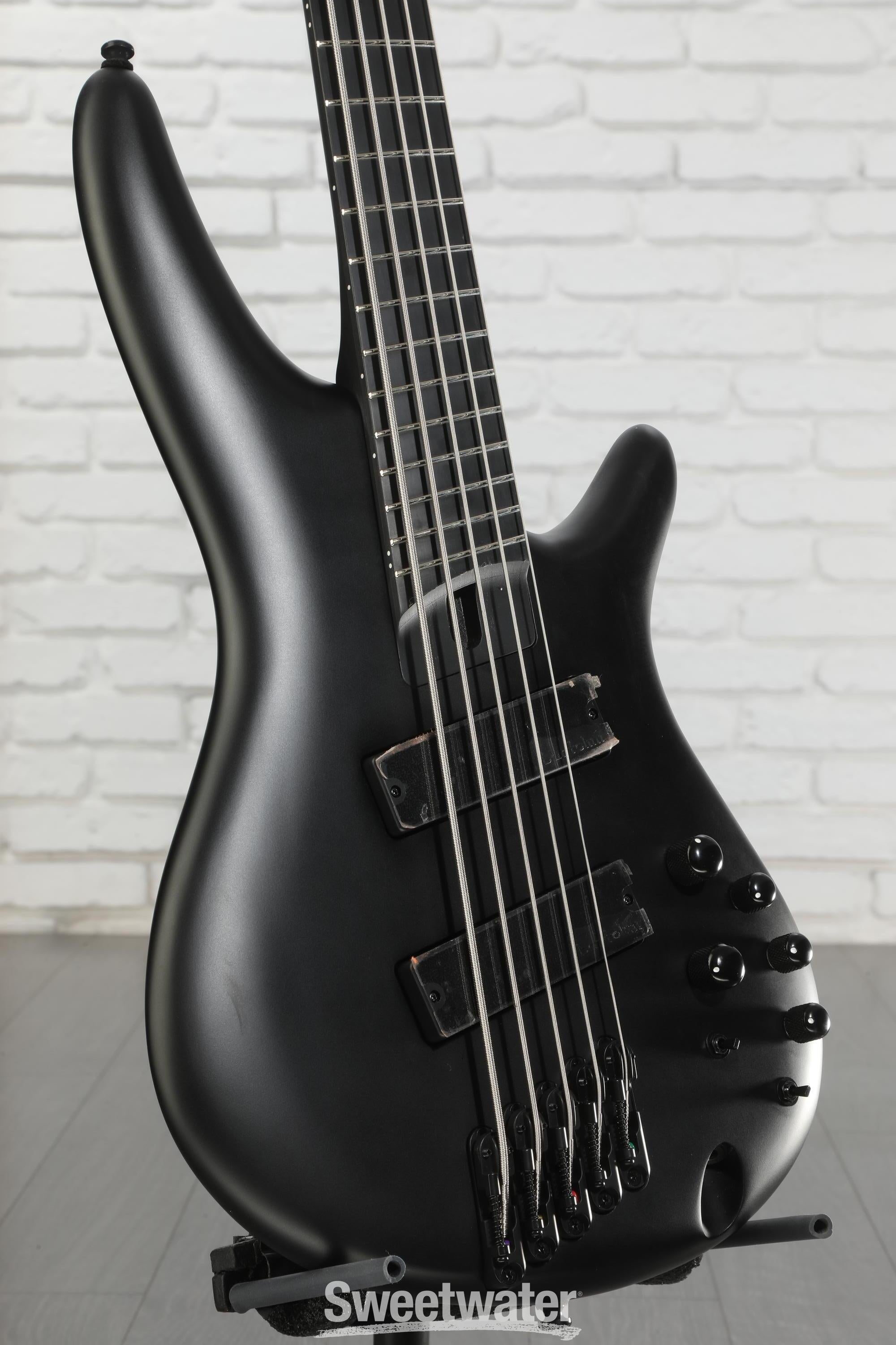 Ibanez Iron Label SRMS625EX - Black Flat | Sweetwater