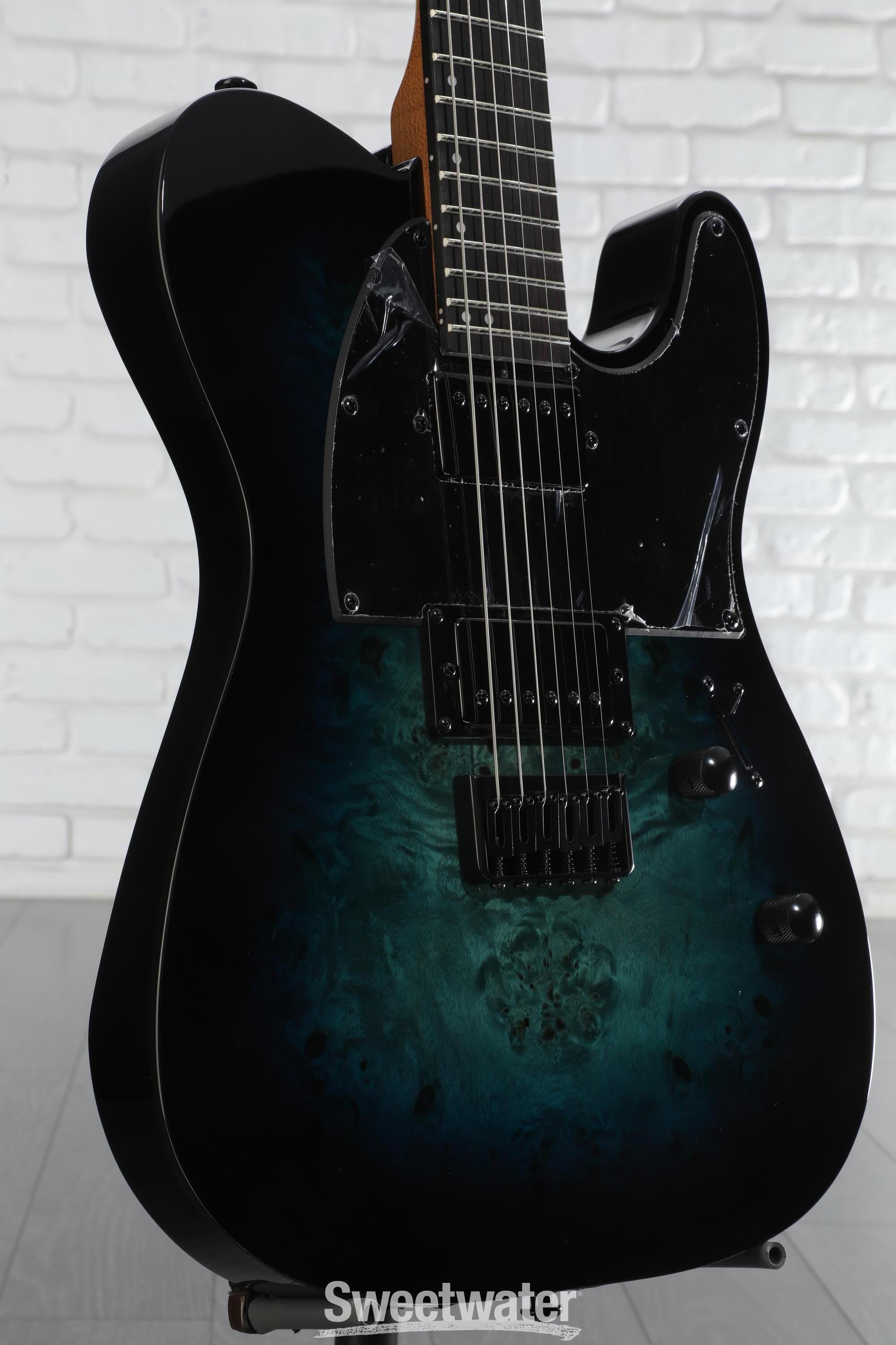 ギター ESP Guitar Craft Academy Telecaster Type Amazon.com: CNZ Audio TL Electric Guitar - Black Finish