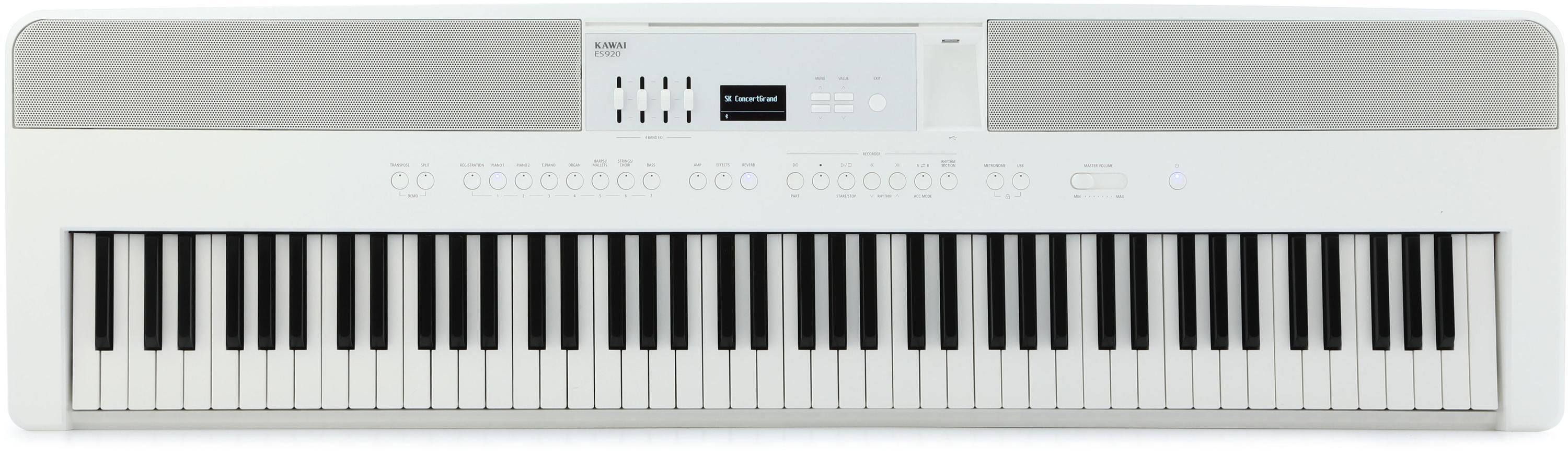 Kawai ES920 88key Digital Piano White Sweetwater