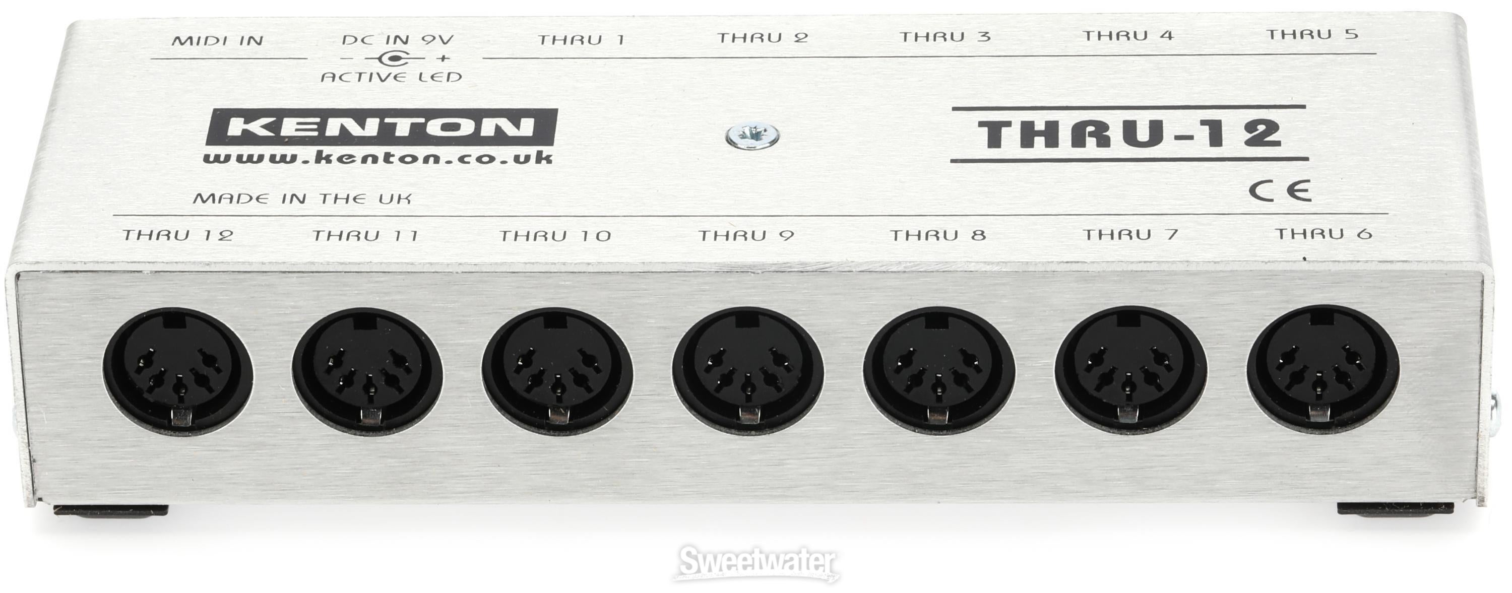 Kenton Thru-12 MIDI Thru Box | Sweetwater