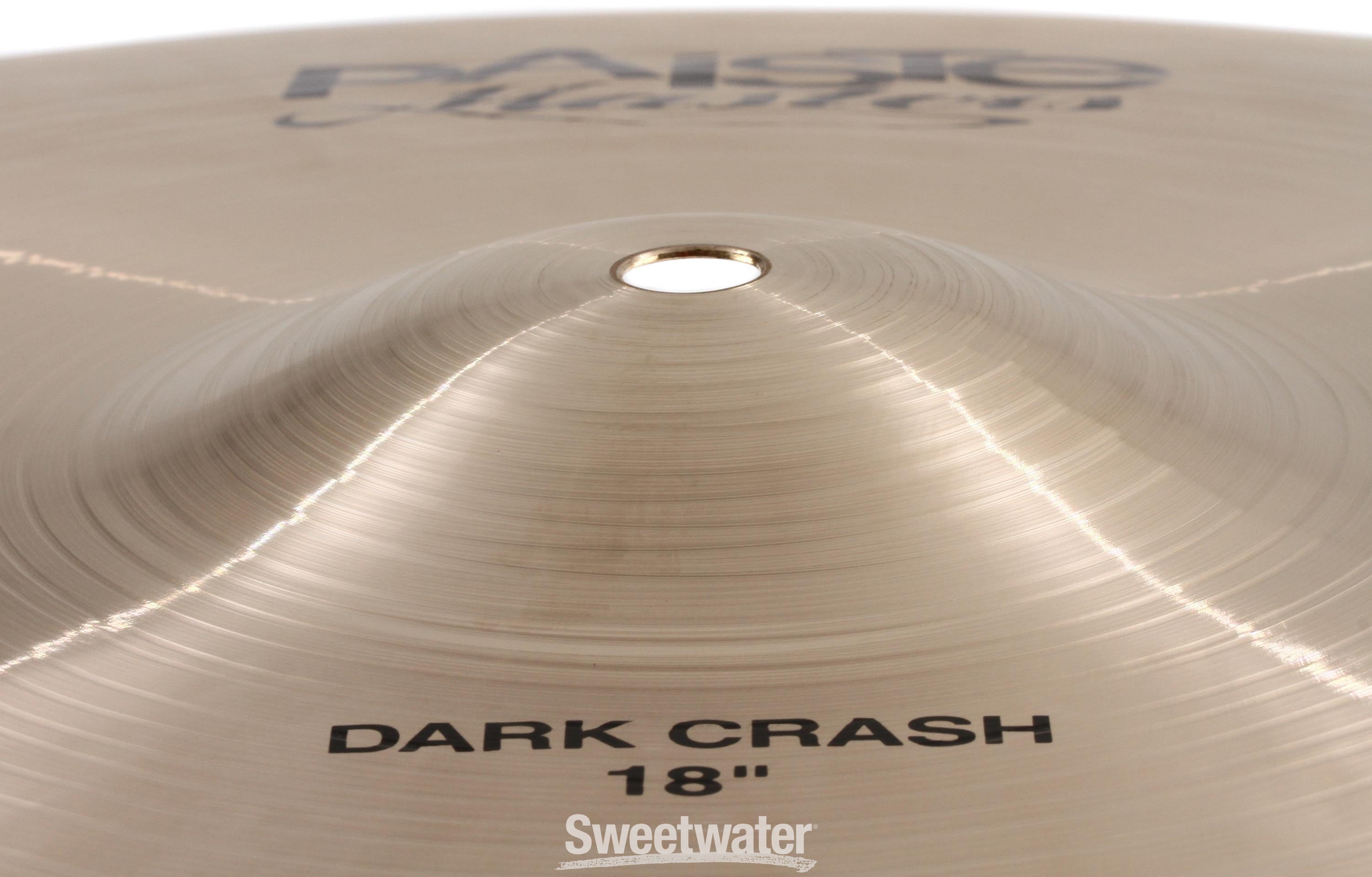 Paiste 18 inch Masters Series Dark Crash Cymbal | Sweetwater