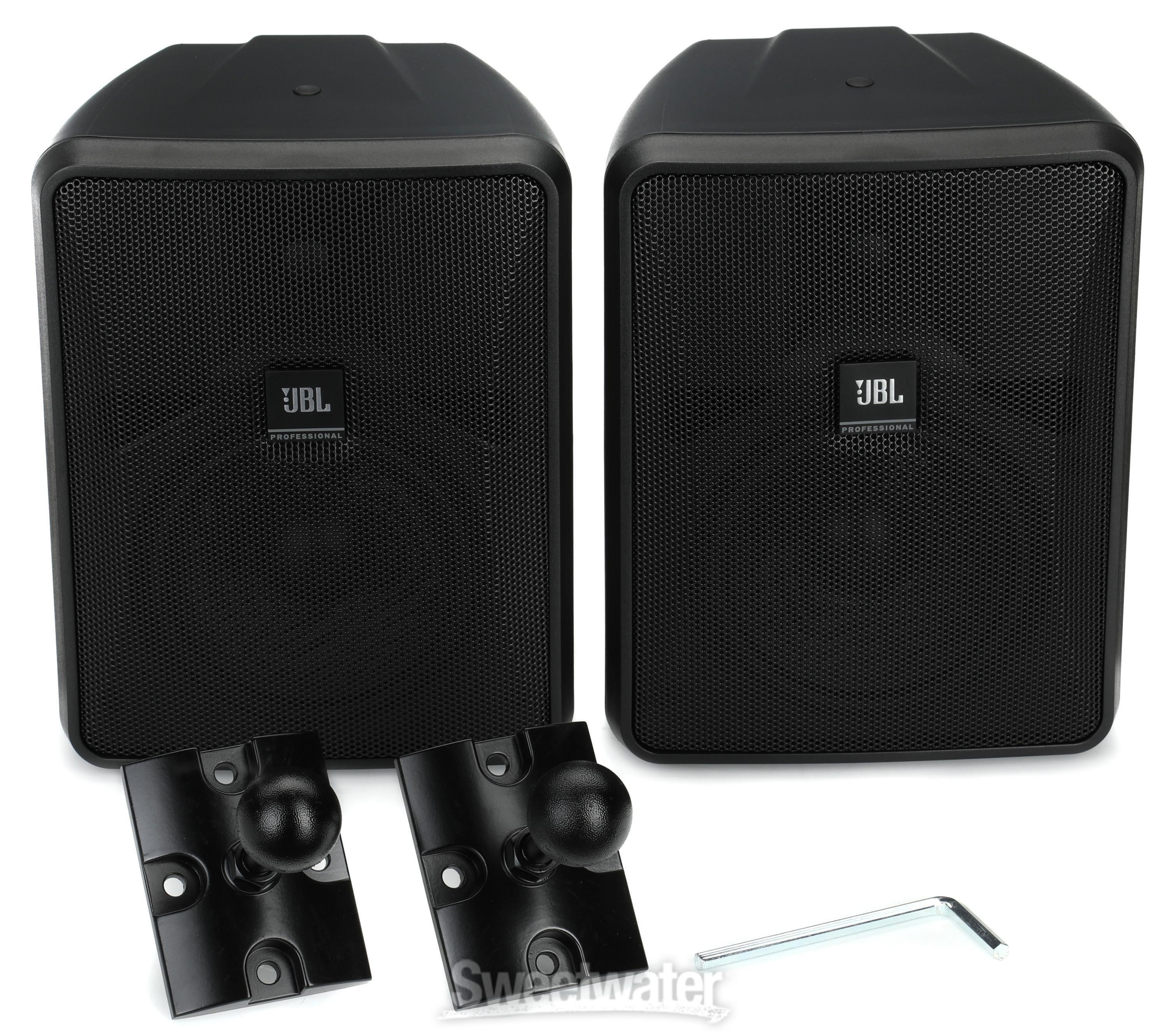 JBL Control 25-1 Indoor/Outdoor Surface-Mount Speakers - Black