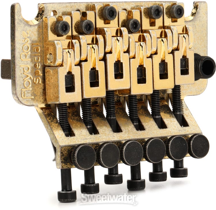 Ponte Tremolo Gold Usato Per Chitarra 7-Corde Floyd Rose Special - Foto 7