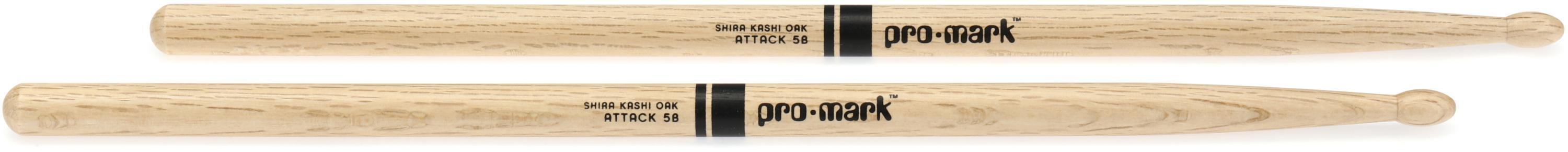 Promark Classic Attack Drumsticks - Shira Kashi Oak - 5B - Wood