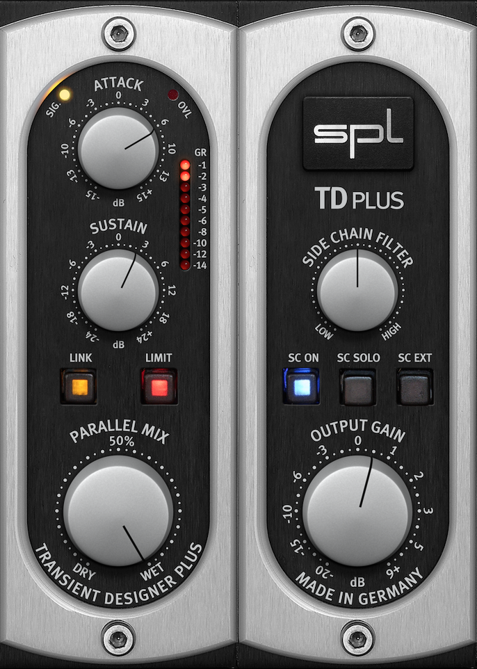 Brainworx SPL Transient Designer Plus Transient Shaping Plug-in