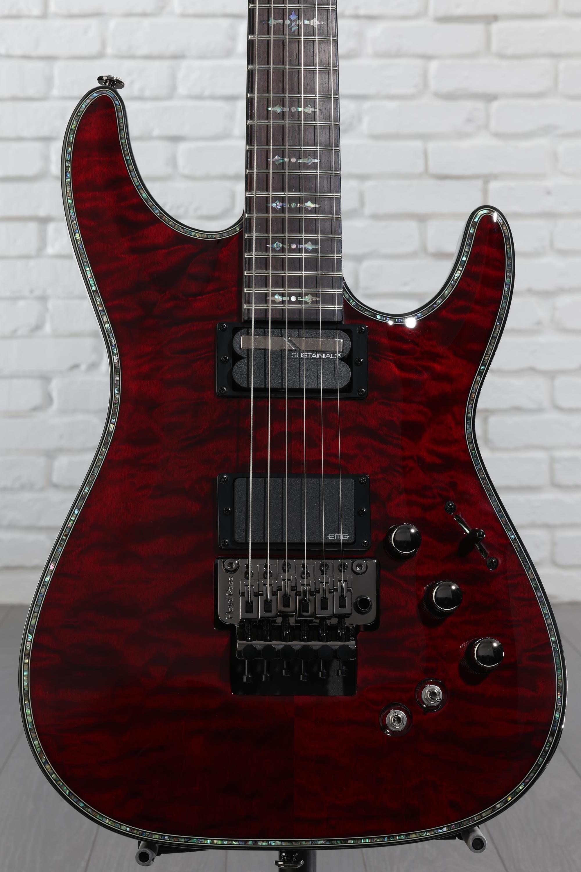 Schecter Hellraiser C-1 FR-S Electric Guitar - Black Cherry
