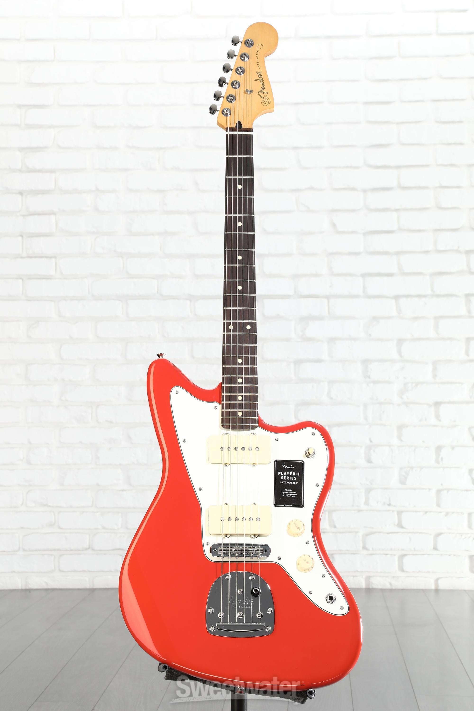 Fender Player II Jazzmaster Electric Guitar - Coral Red | Sweetwater