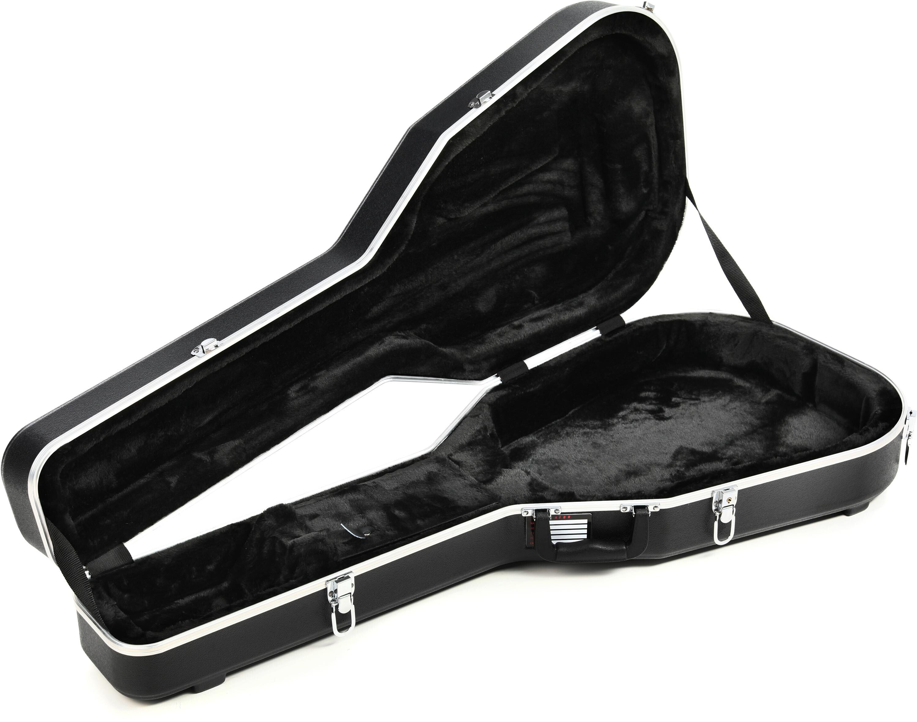 Bundled Item: Gator Deluxe ABS Molded Acoustic Guitar Case - Black