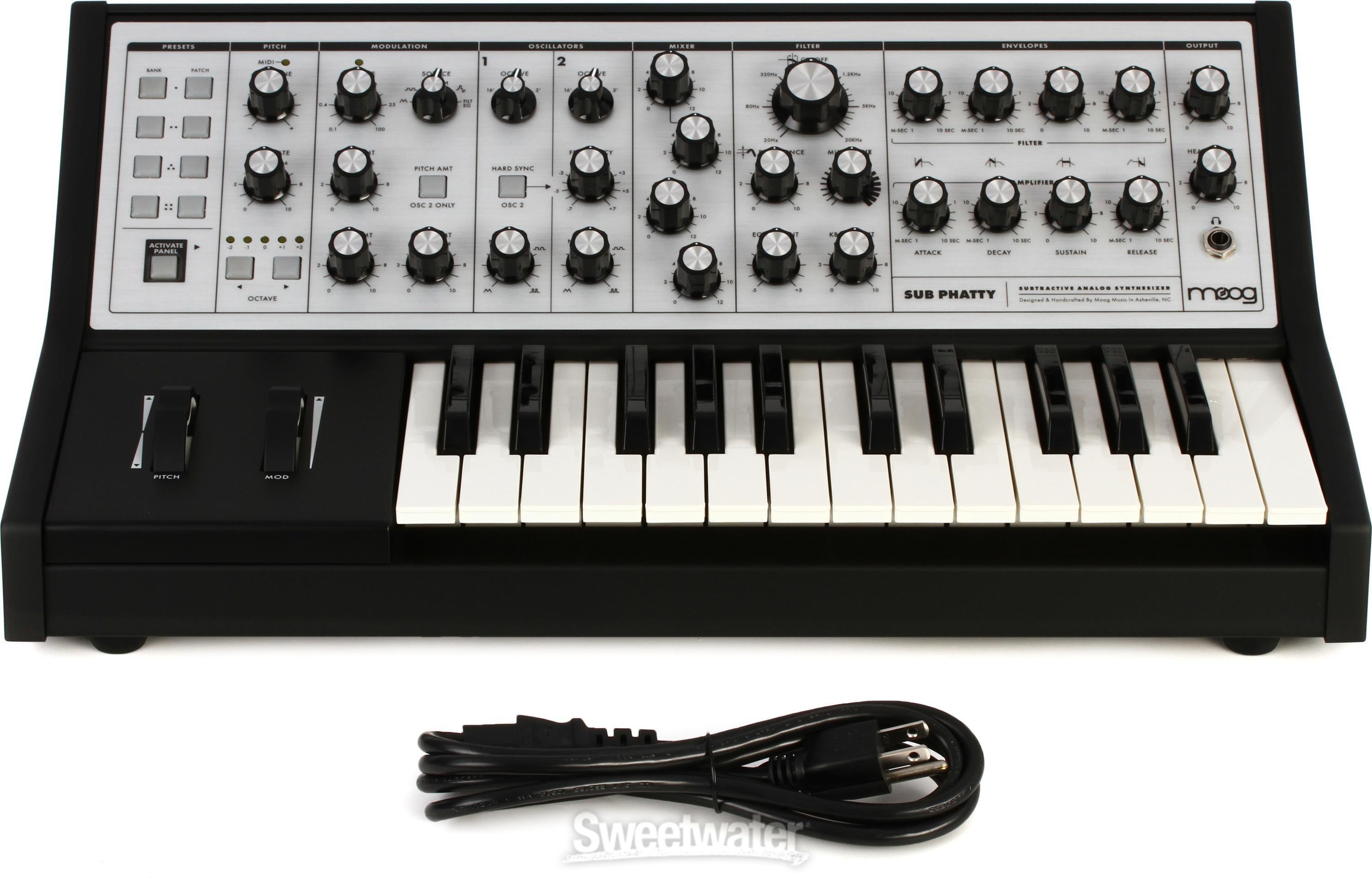 Moog Sub Phatty Analog Synthesizer Reviews | Sweetwater