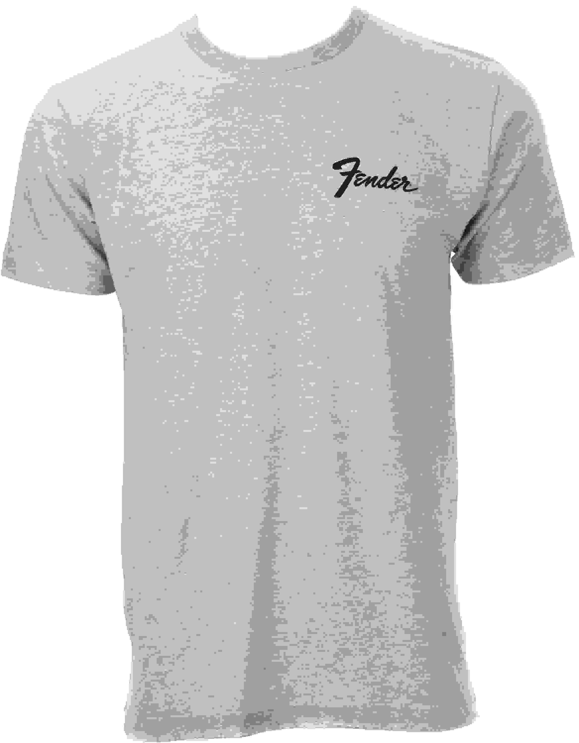 Fender Transition Logo Tshirt Medium, Gray Sweetwater