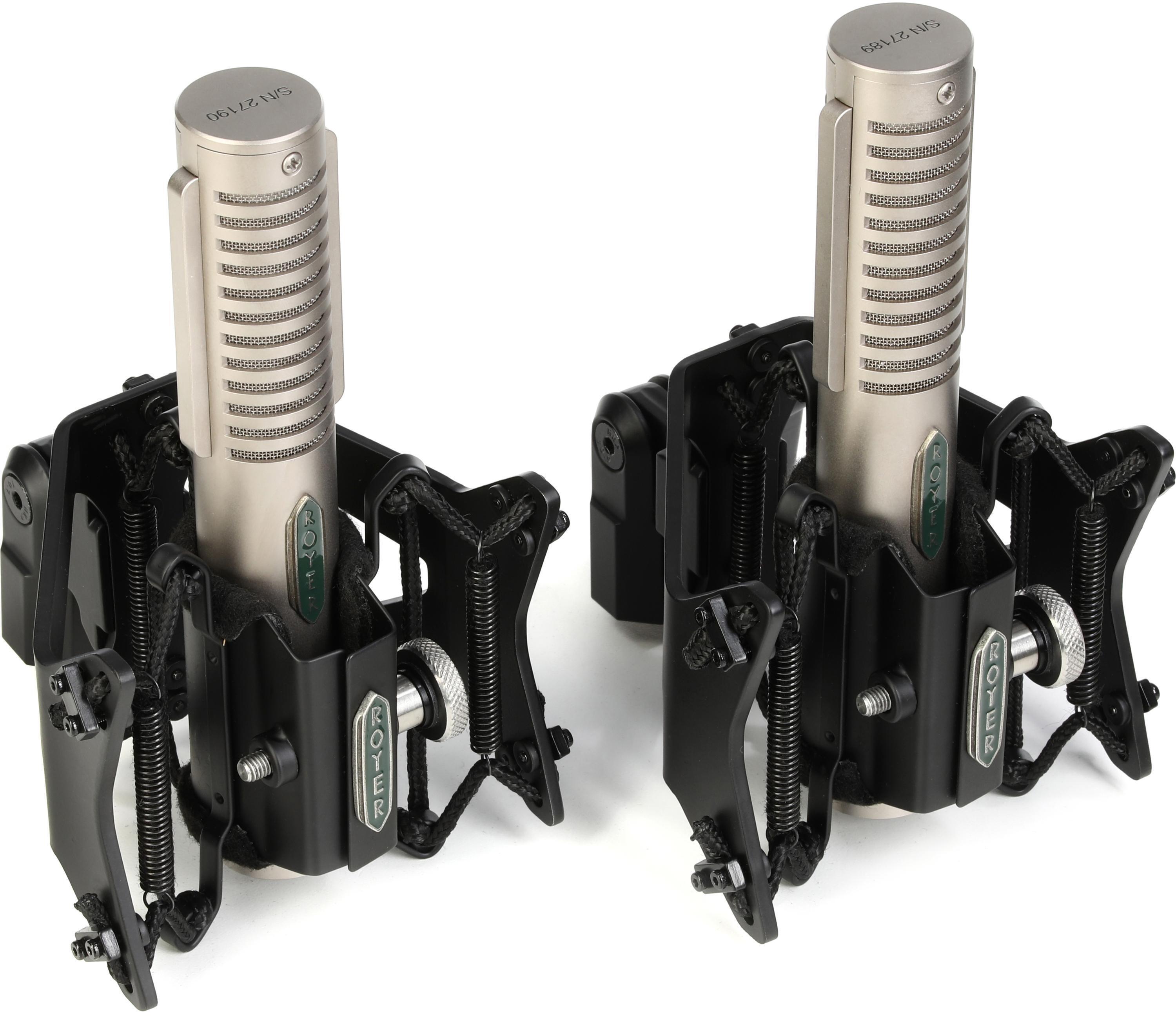 Royer R-121 Studio Ribbon Microphone with RSM-SS1 Sling-Shock