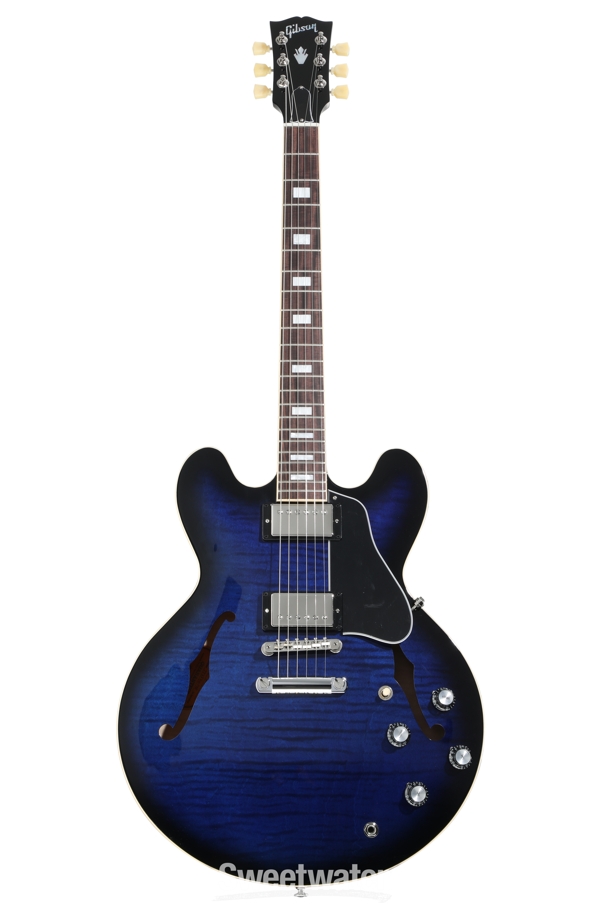 Gibson ES-335 Figured Semi-hollowbody Electric Guitar - Deep Ocean Burst