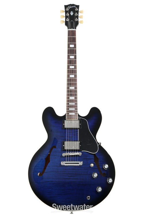 Gibson ES-335 Figured Semi-hollowbody Electric Guitar - Deep Ocean Burst
