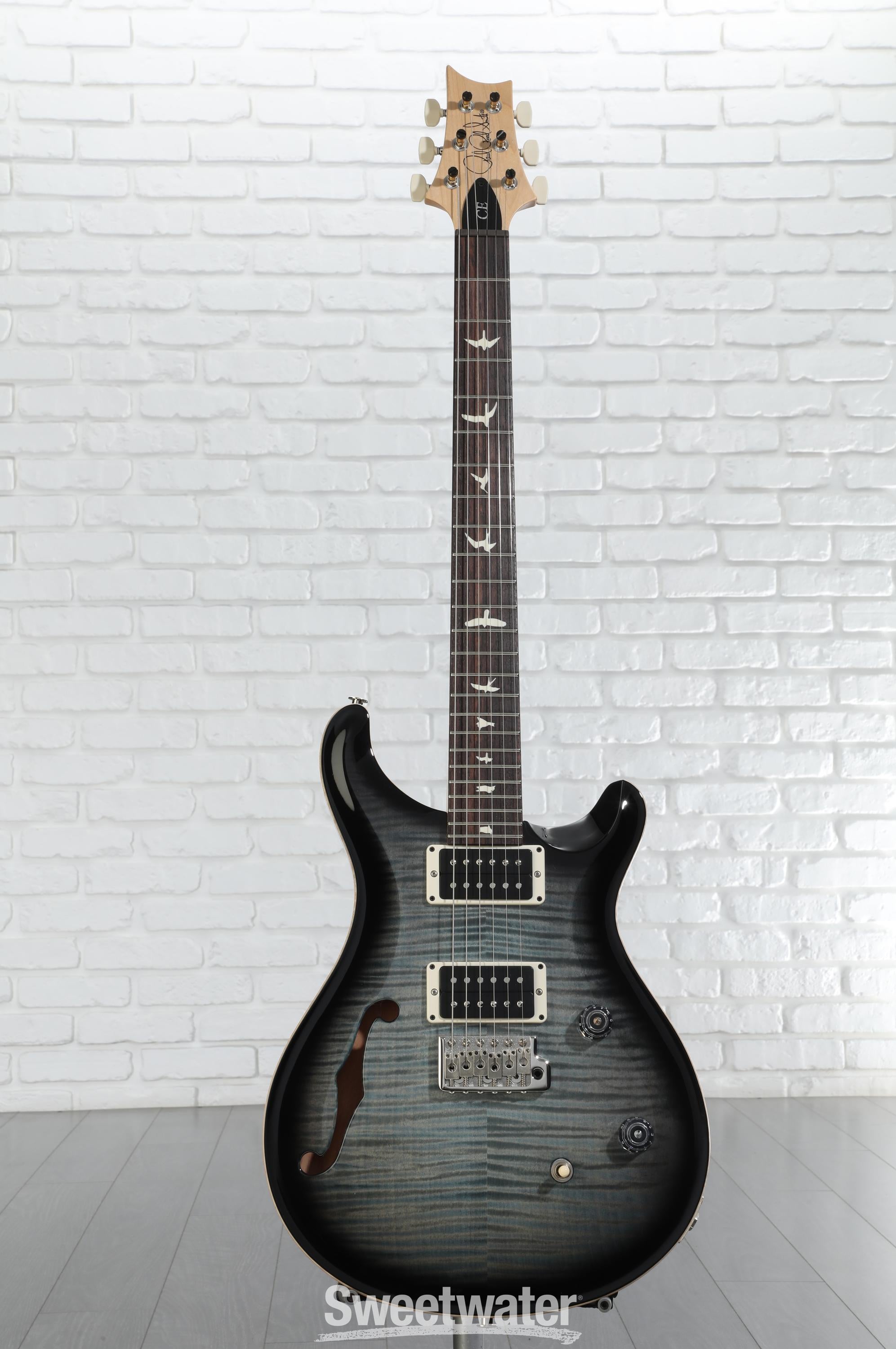 PRS CE 24 Semi-Hollow Electric Guitar - Faded Blue