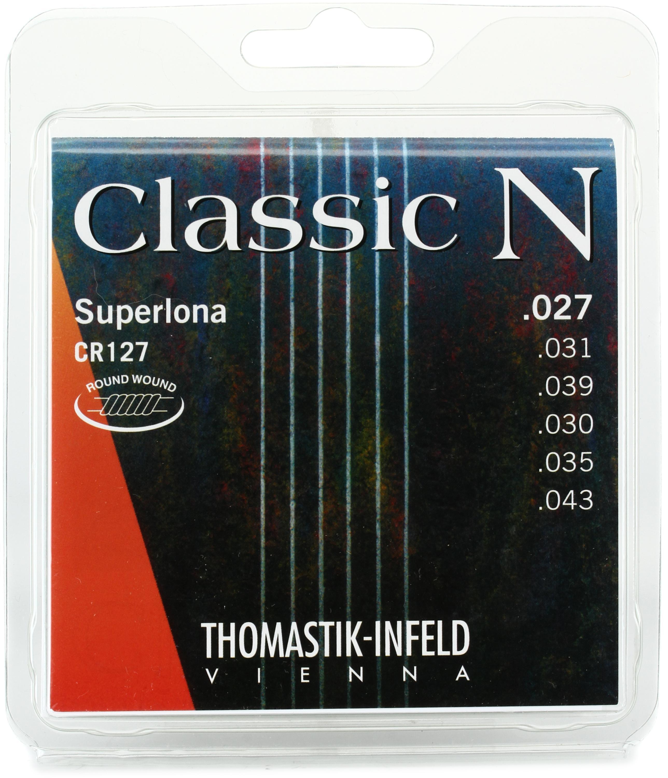 Photo of Thomastik-Infeld Classic N Superlona Classical Guitar Strings - Round Wound Bass with Nylon G-string