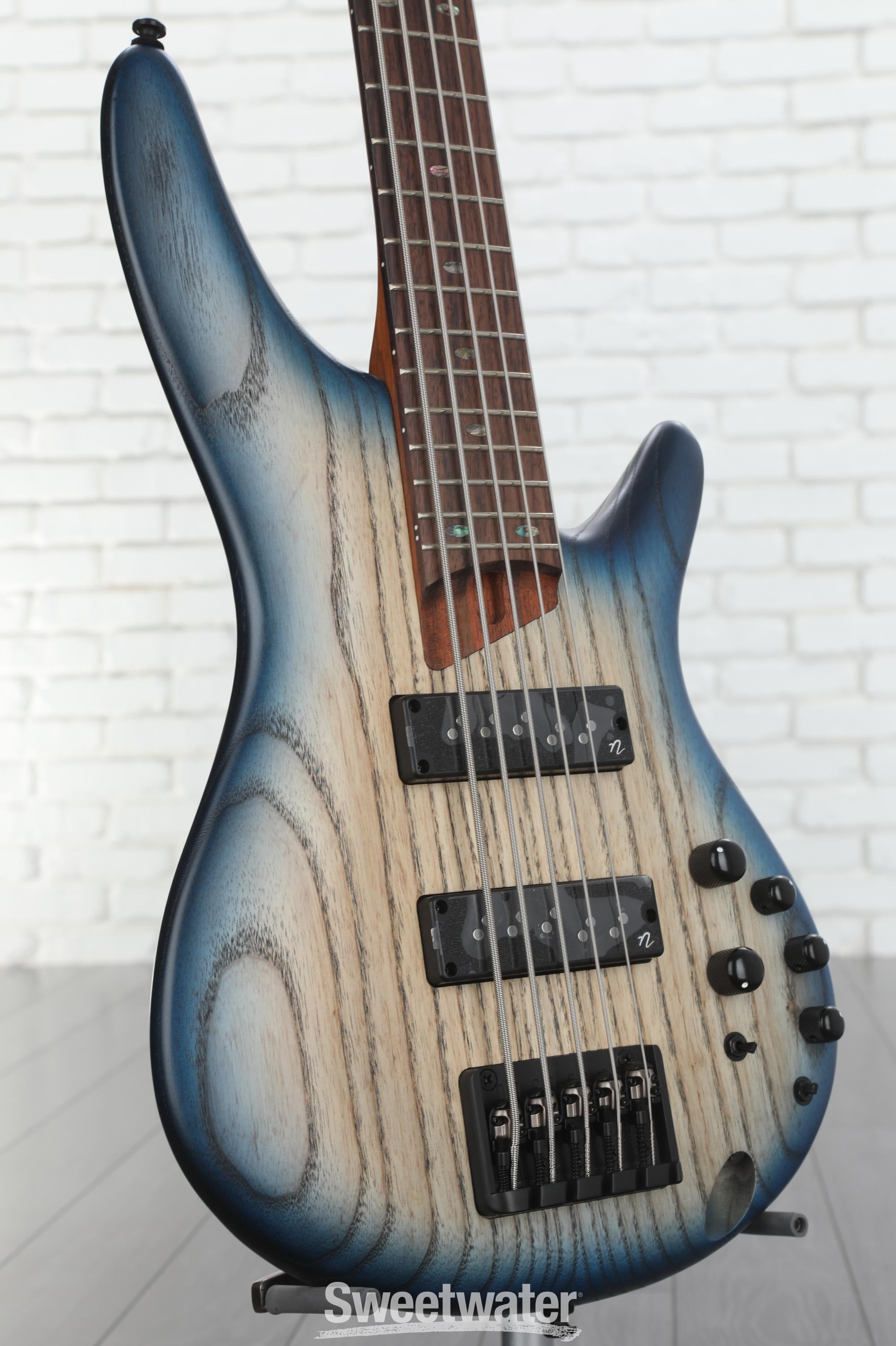 Ibanez Standard SR605E Bass Guitar - Cosmic Blue Starburst Flat