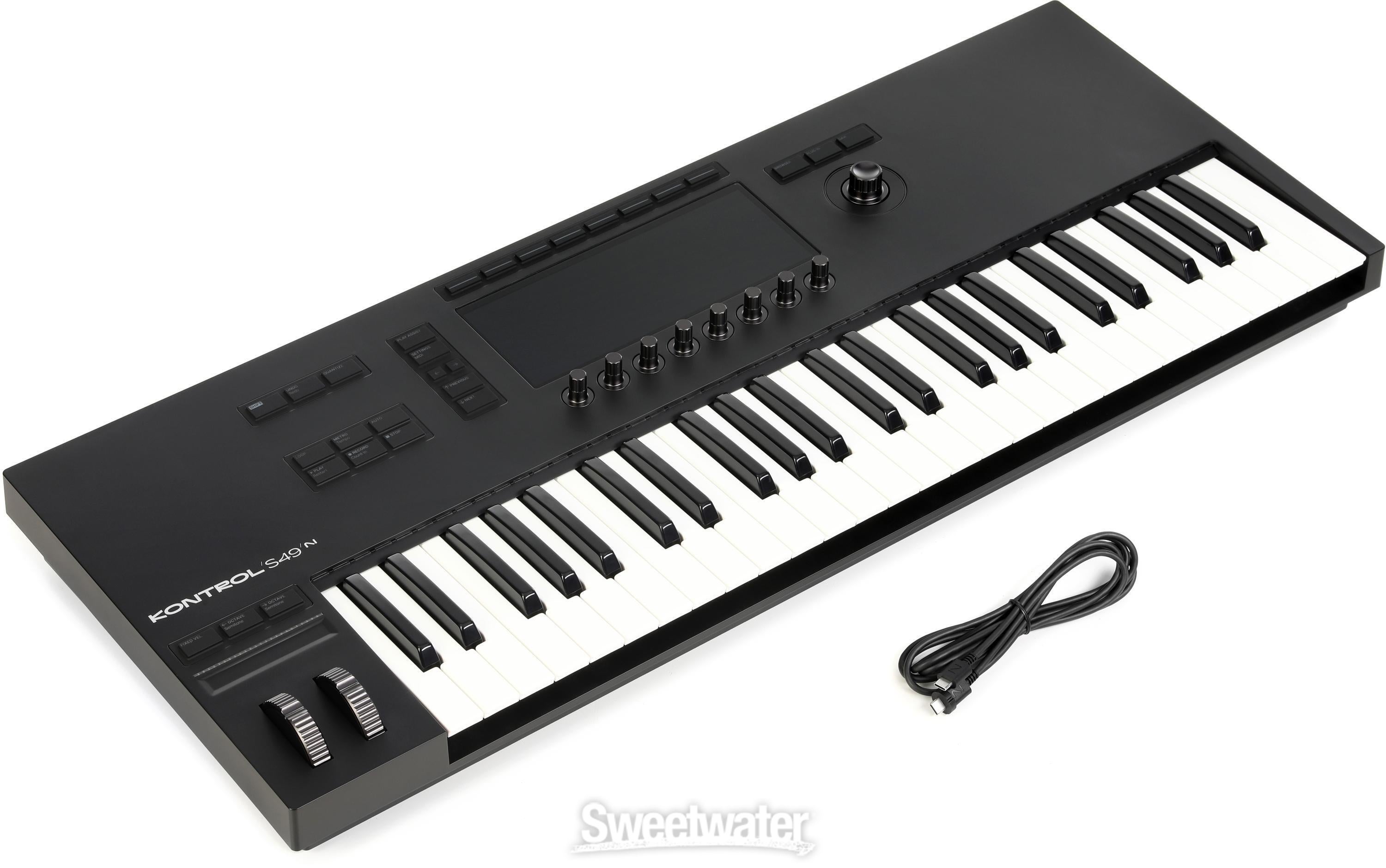 Native Instruments Kontrol S49 Mk3 49-key Smart Keyboard Controller |  Sweetwater