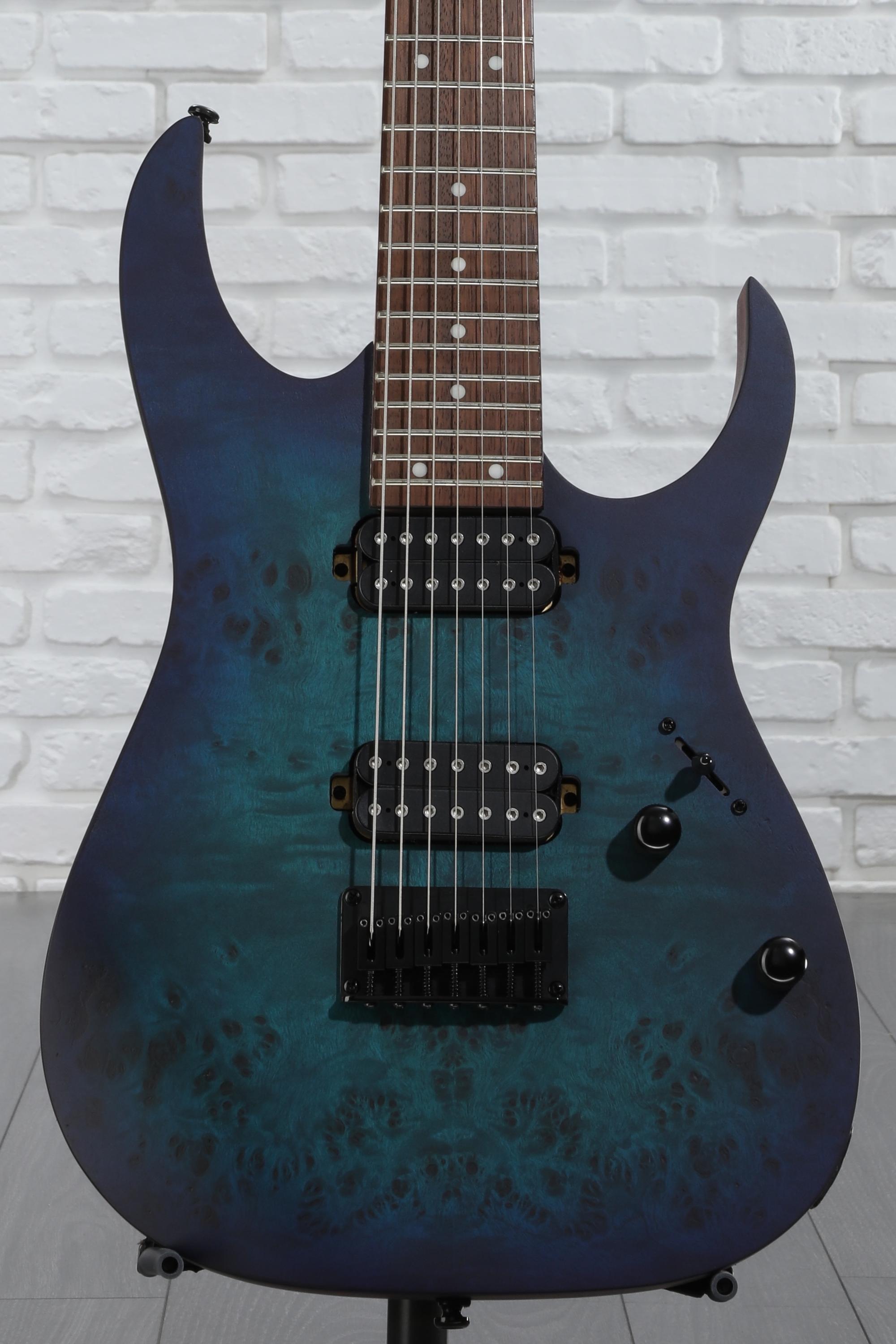 Ibanez RG7421PB Electric Guitar - Sapphire Blue Flat | Sweetwater