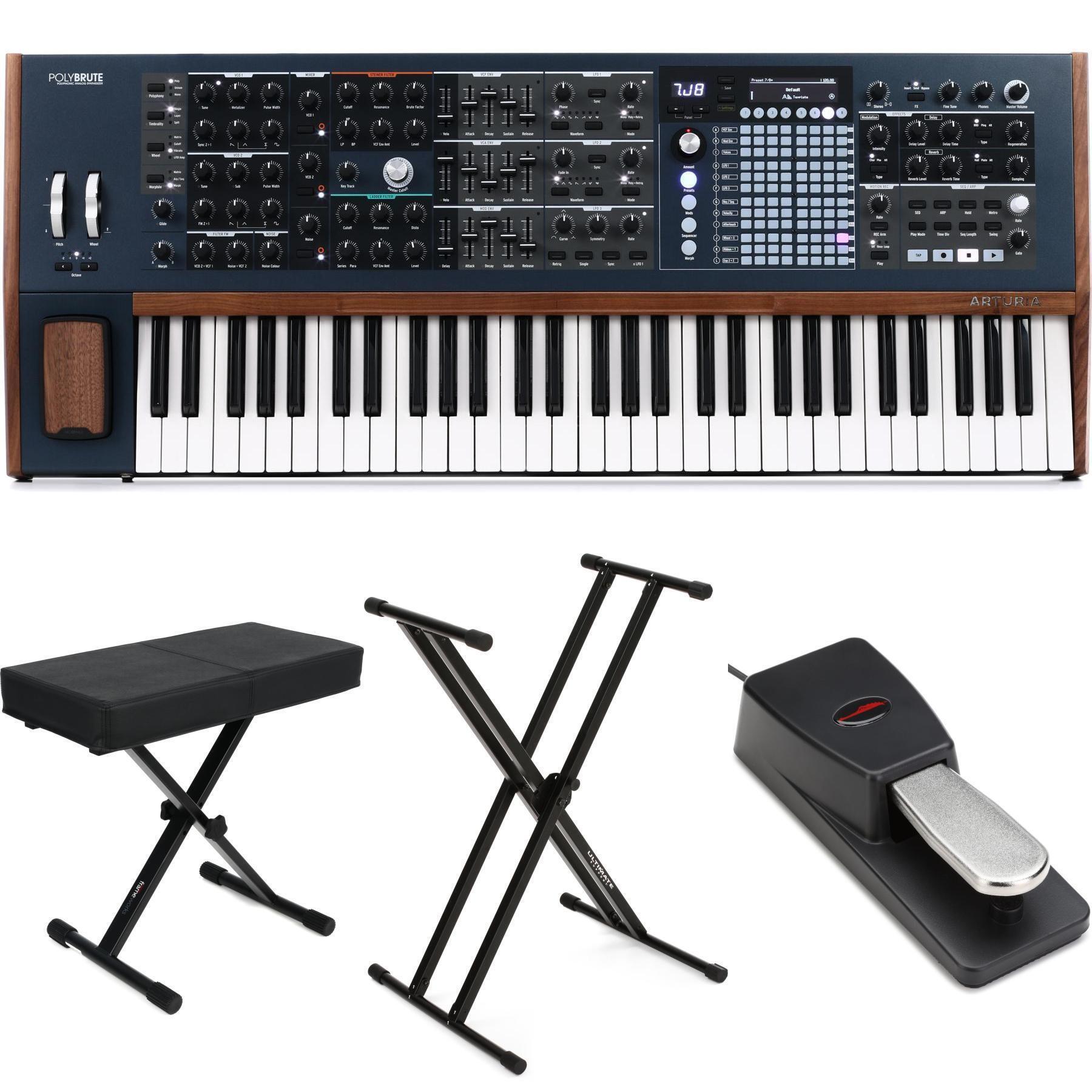 Photo of Arturia PolyBrute 6-Voice Polyphonic Morphing Analog Synthesizer Essentials Bundle