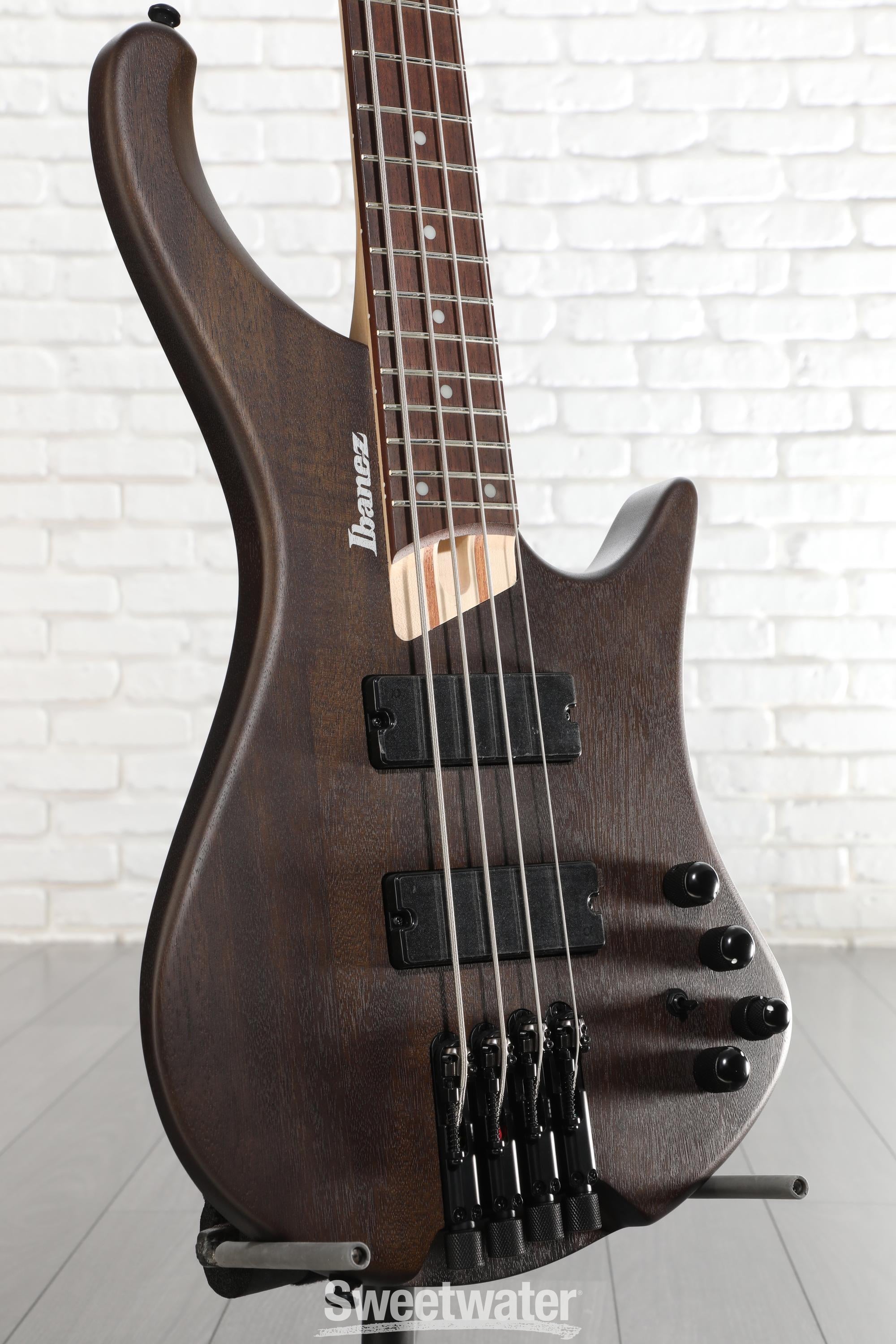 Photo of Ibanez Bass Workshop EHB600 Electric Bass Guitar - Walnut Flat