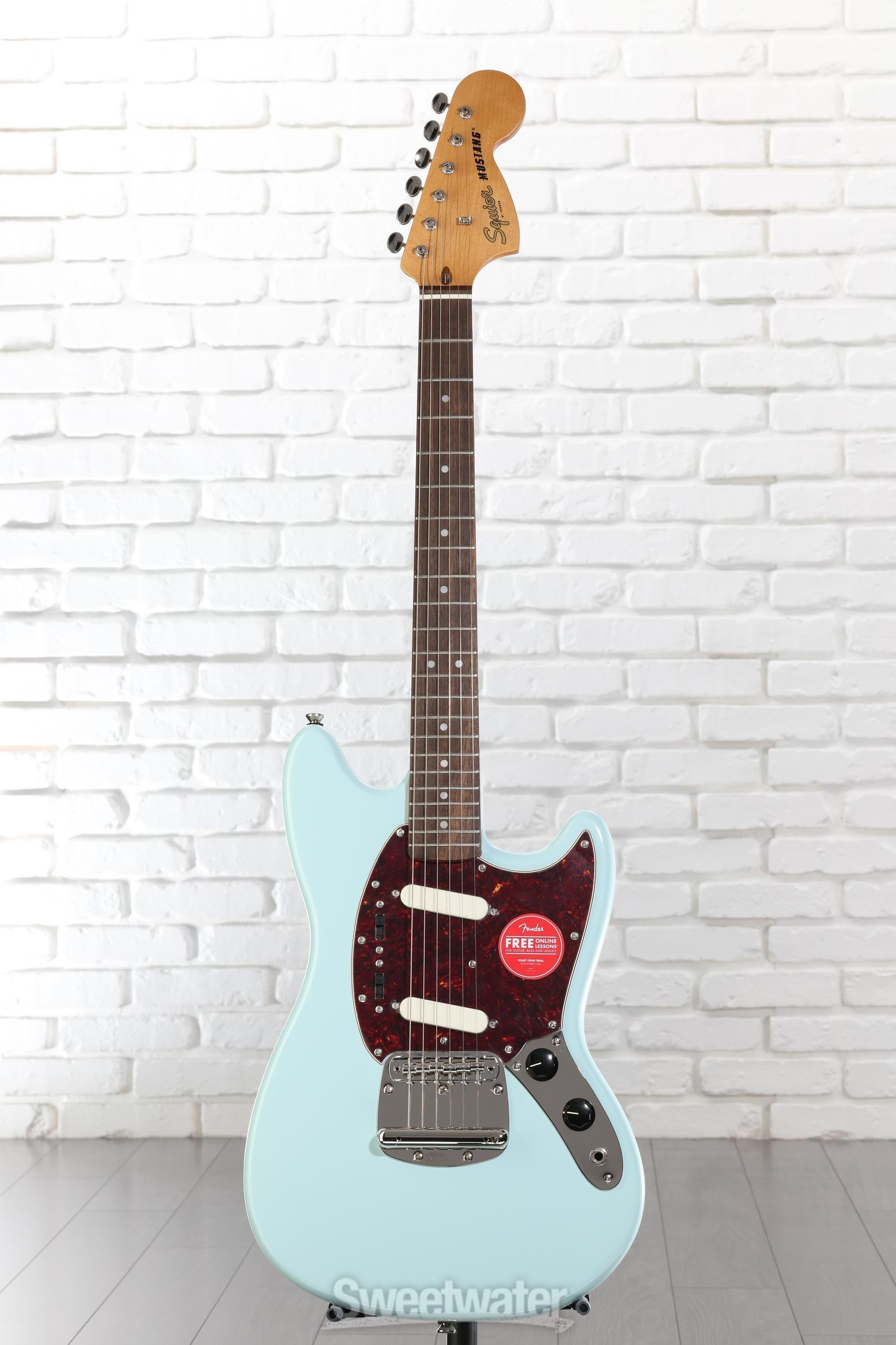 Squier Classic Vibe '60s Mustang Electric Guitar - Sonic Blue