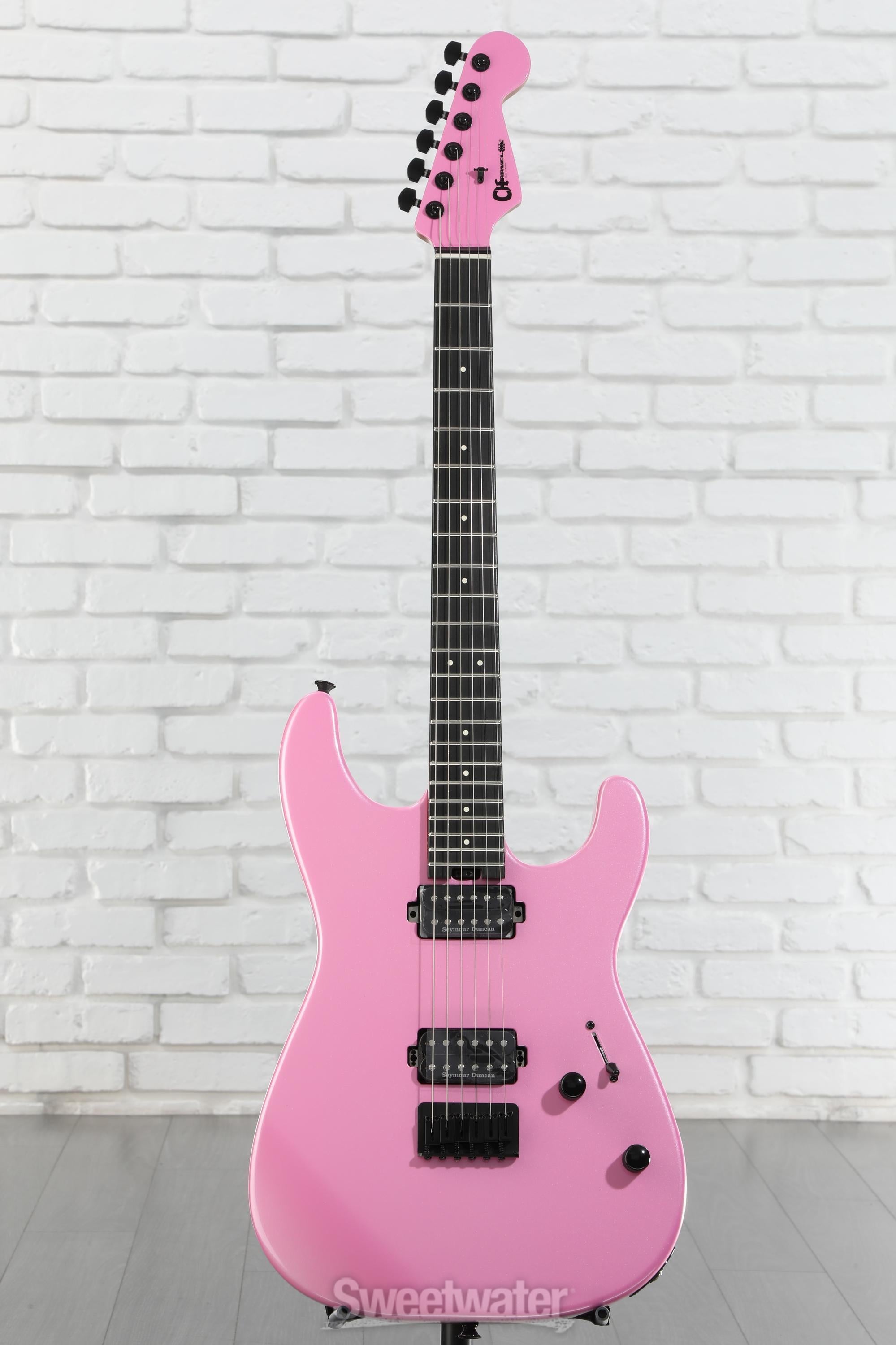 Charvel Mod Plus SD1 HH HT Electric Guitar - Platinum Pink