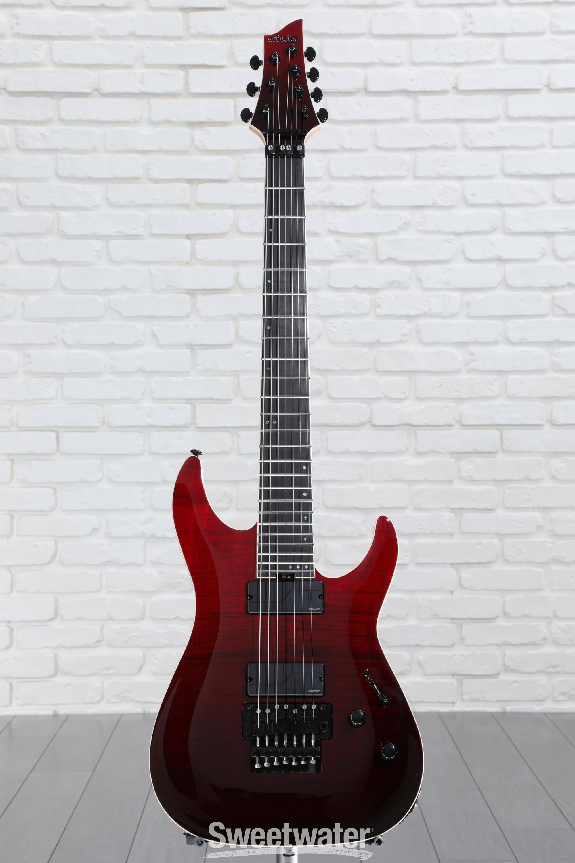 Schecter C-7 FR SLS Elite Electric Guitar - Blood Burst