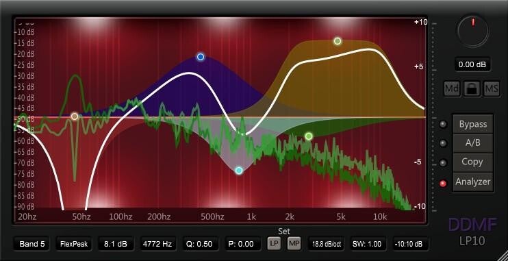 Photo of DDMF LP10 Flexible-phase Equalizer Plug-in