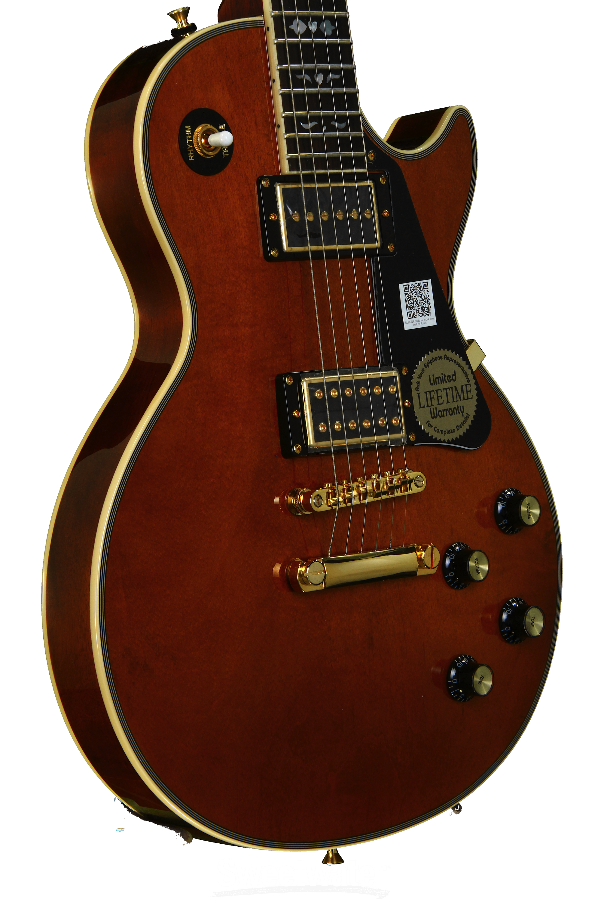 Epiphone Lee Malia Les Paul Custom - Walnut | Sweetwater