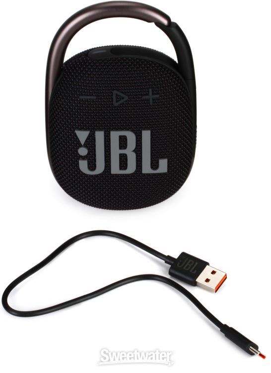 JBL Clip 4 - Speaker - for portable use - wireless - Bluetooth - 5 Watt -  black