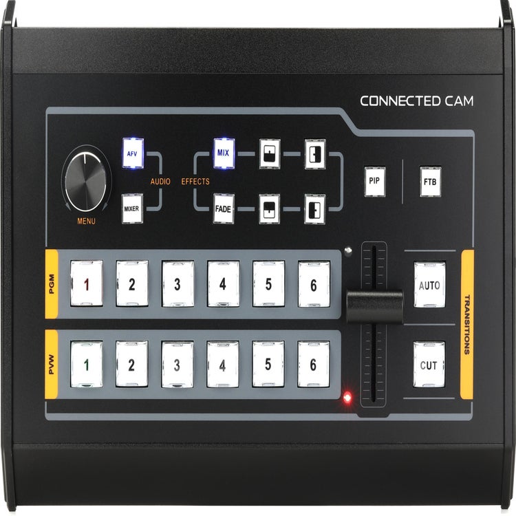 JVC KM-HD6 6 Input HD Desktop Switcher with USB Streaming