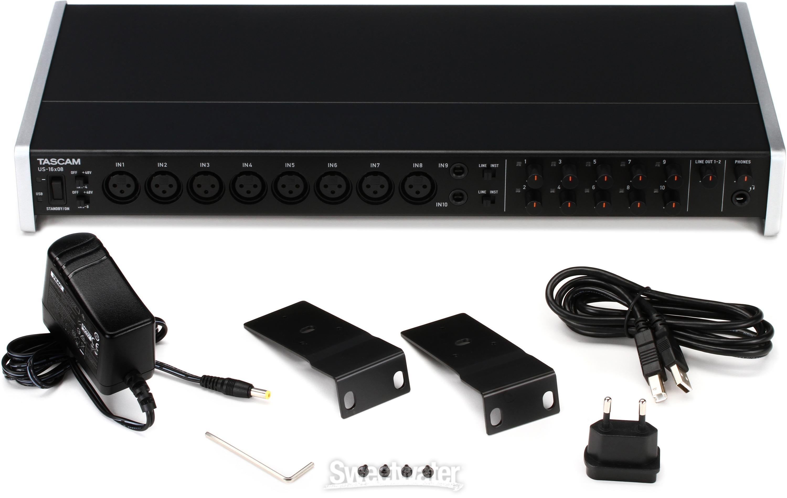 TASCAM US-16x08 USB Audio Interface | Sweetwater