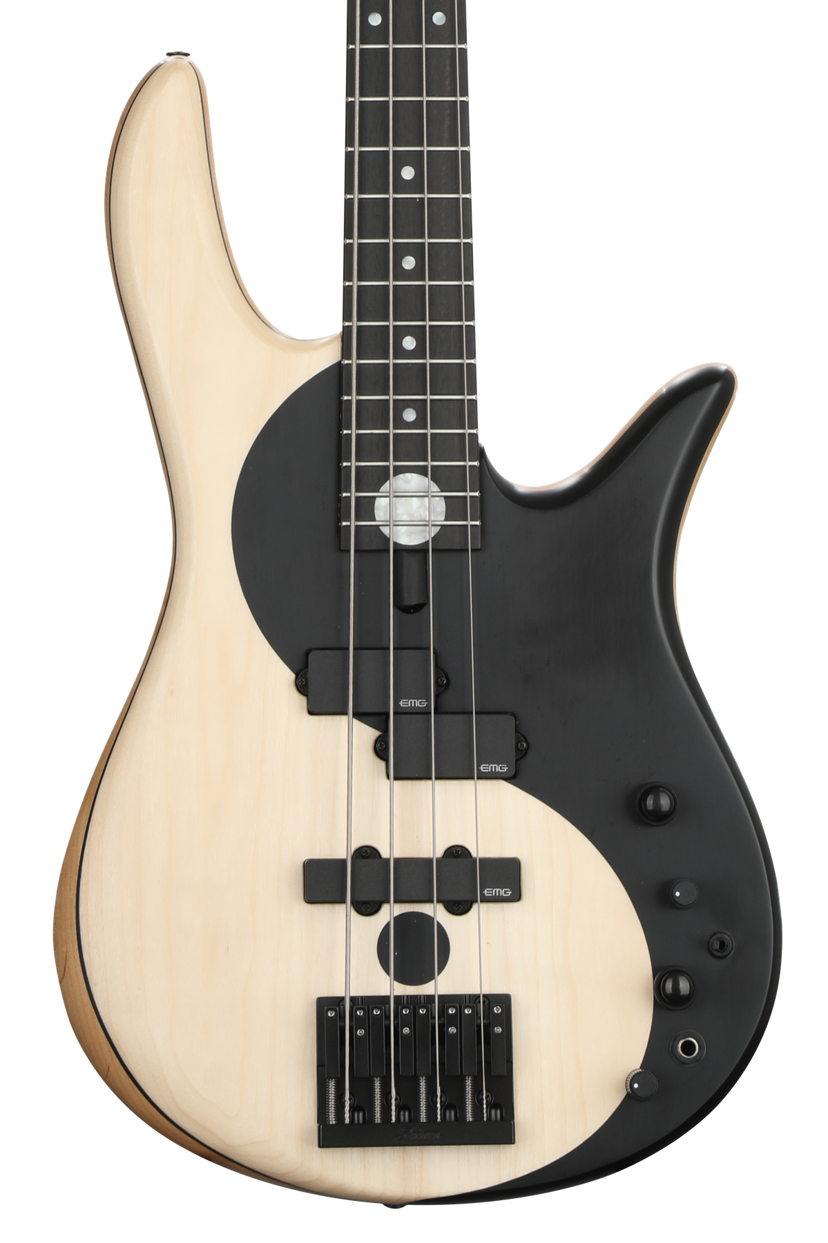 Fodera Yin Yang 4 Standard Special Bass Guitar - Natural Ivory Wood