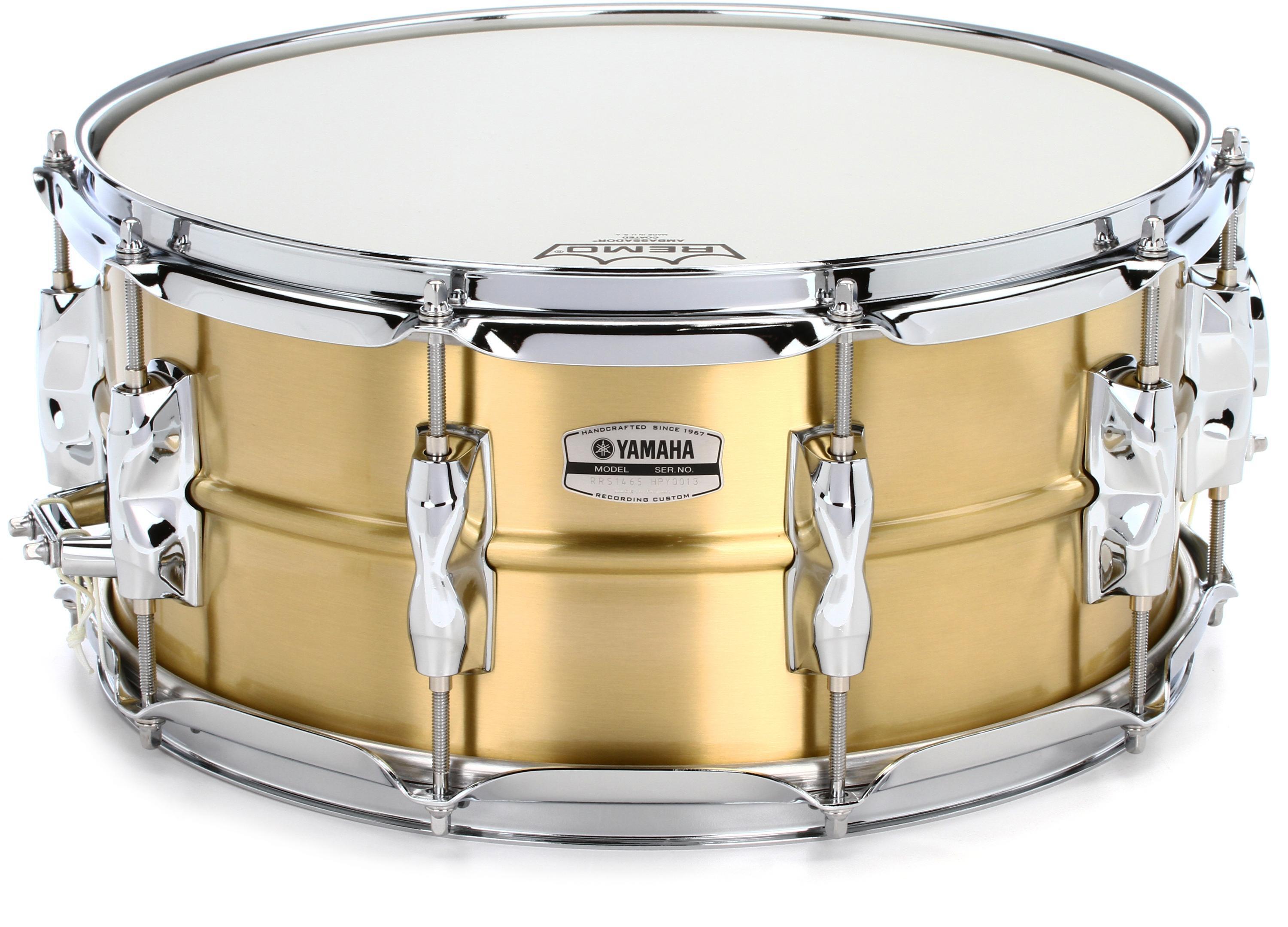 Yamaha Recording Custom Brass Snare Drum - 14 x 6.5 inch | Sweetwater