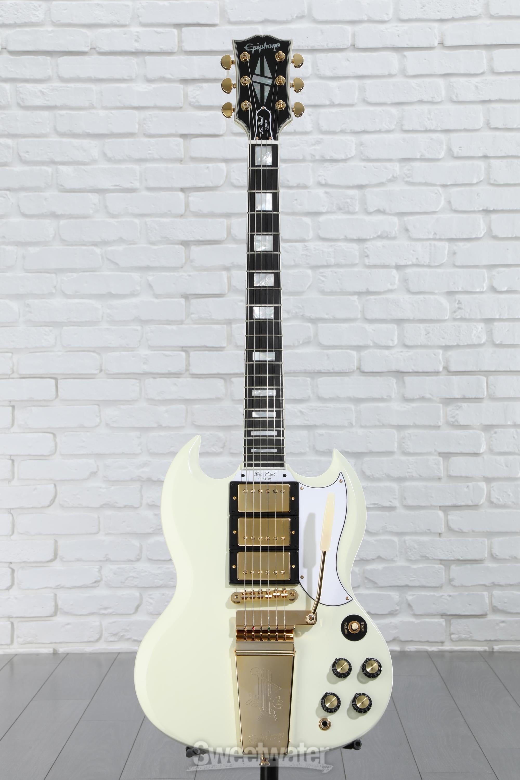 Epiphone 1963 SG Custom Electric Guitar - Classic White VOS